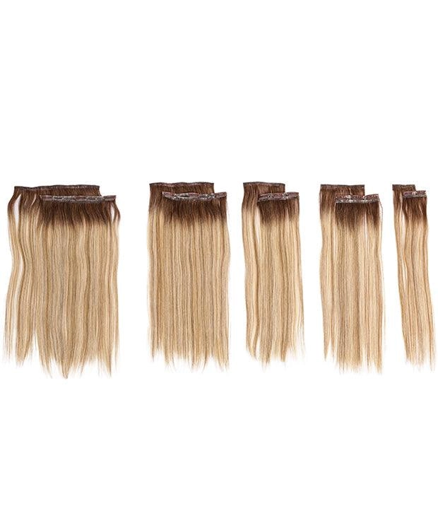 16" 10Pc Fineline Human Hair Extension Hairpiece by Hairdo | Human Hair (Wefted)