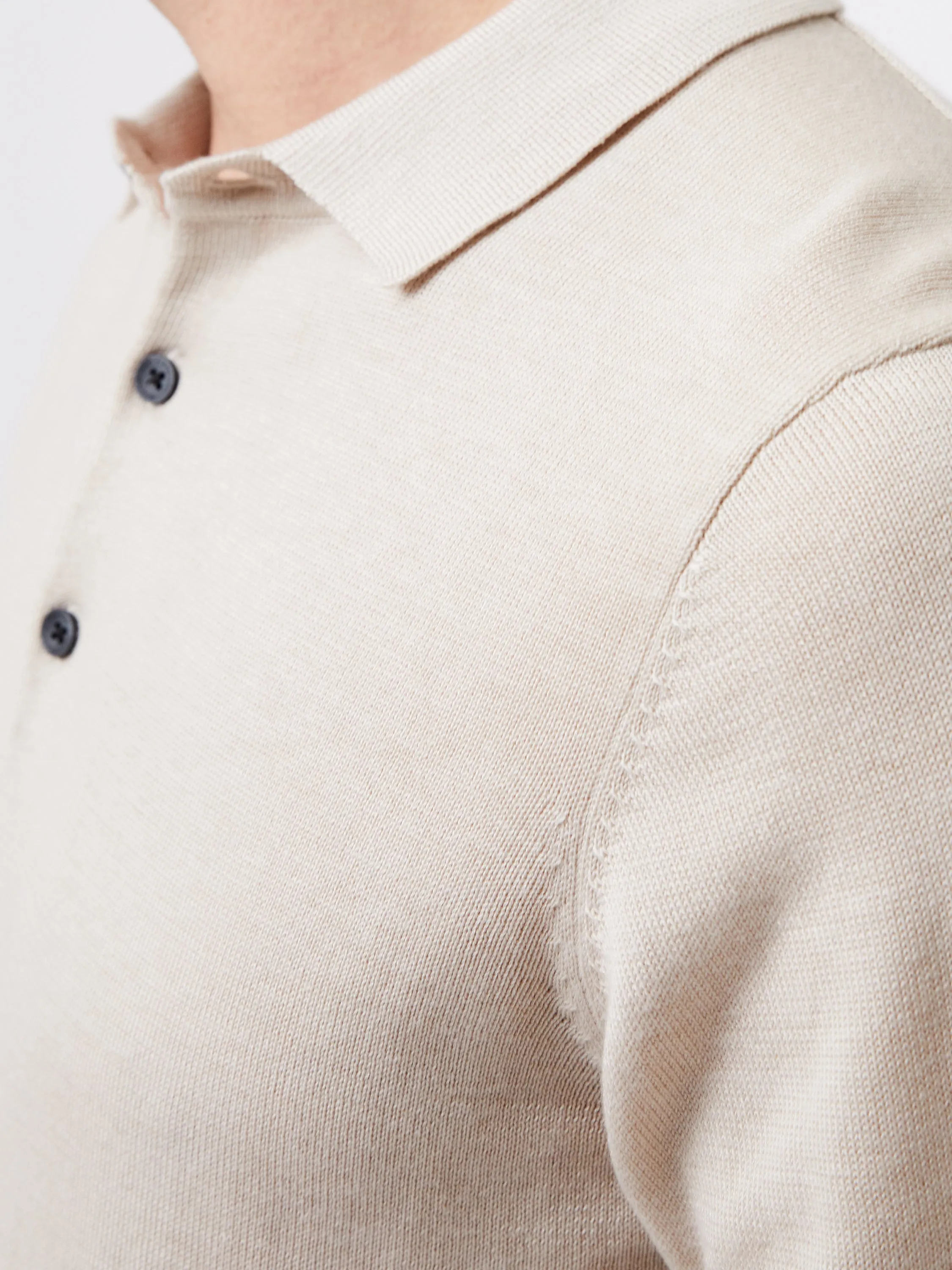 3 Button Knit Polo
