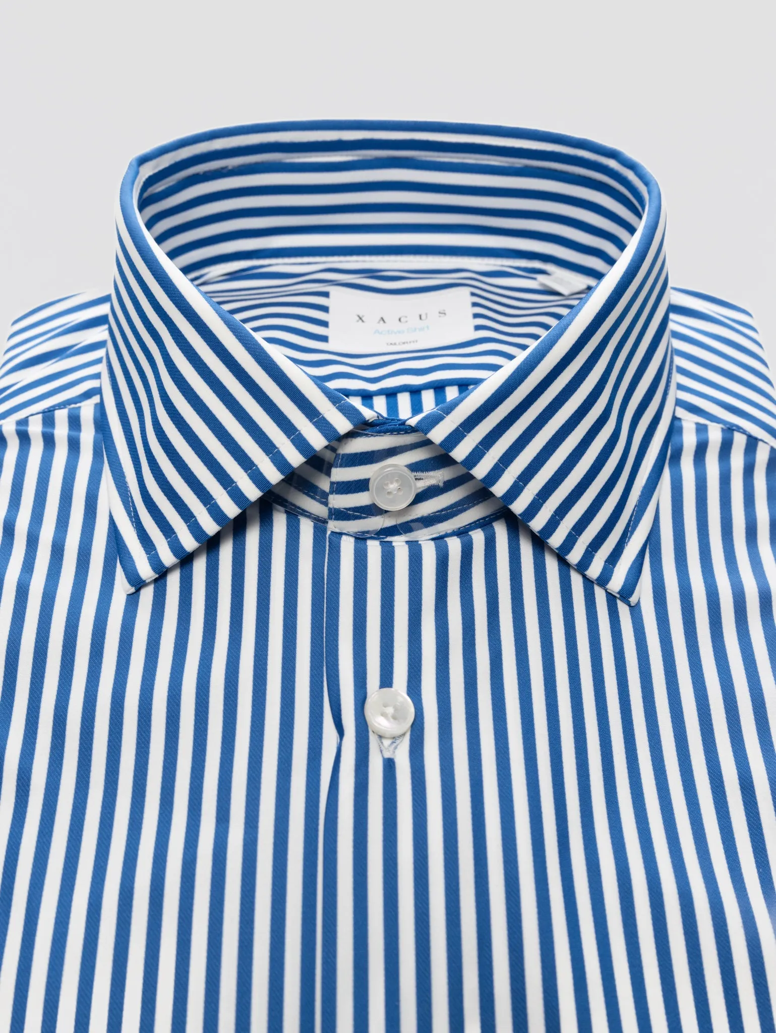 Active Blue/White Striped Shirt
