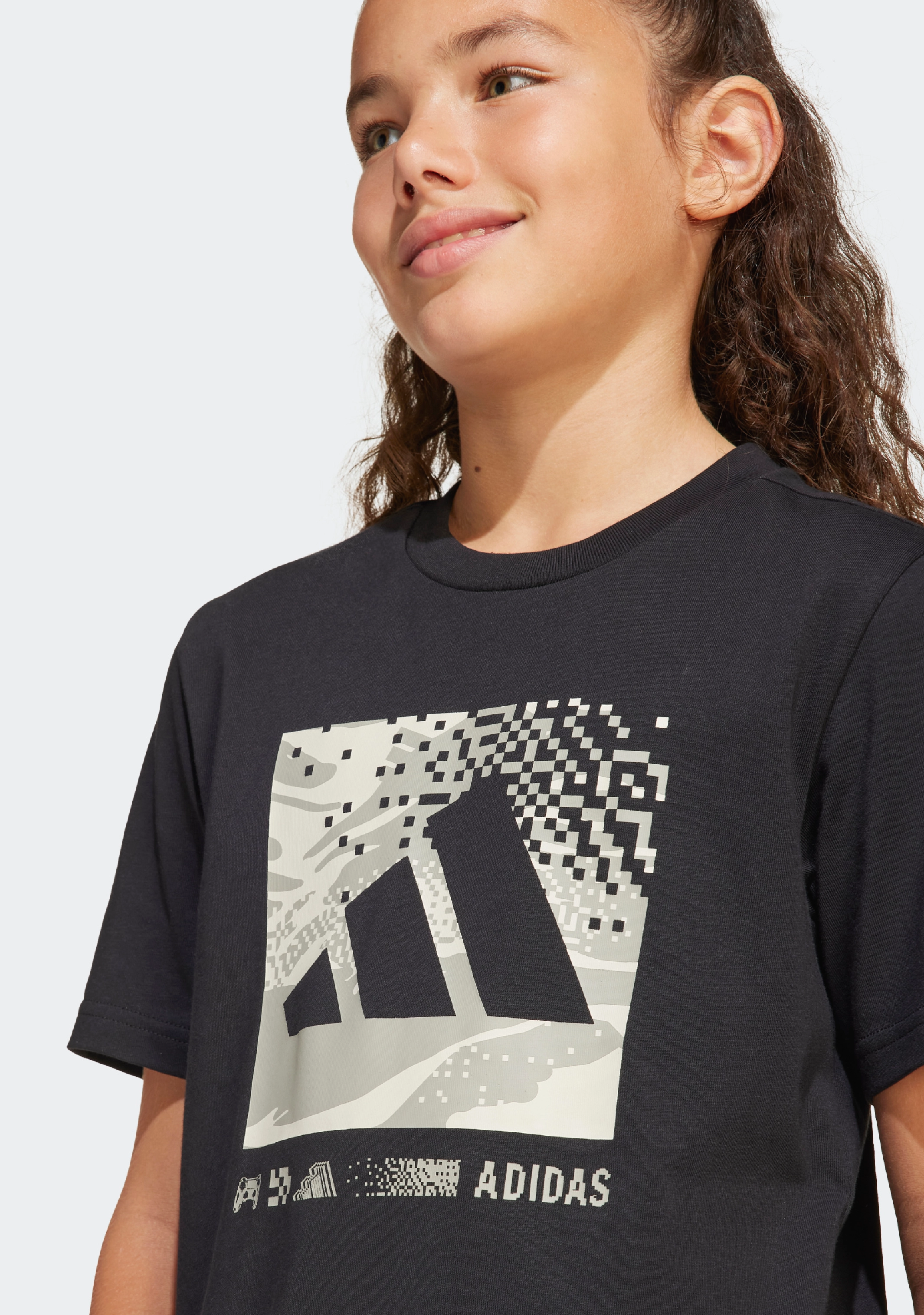 Adidas Kids' Camo Logo Tee