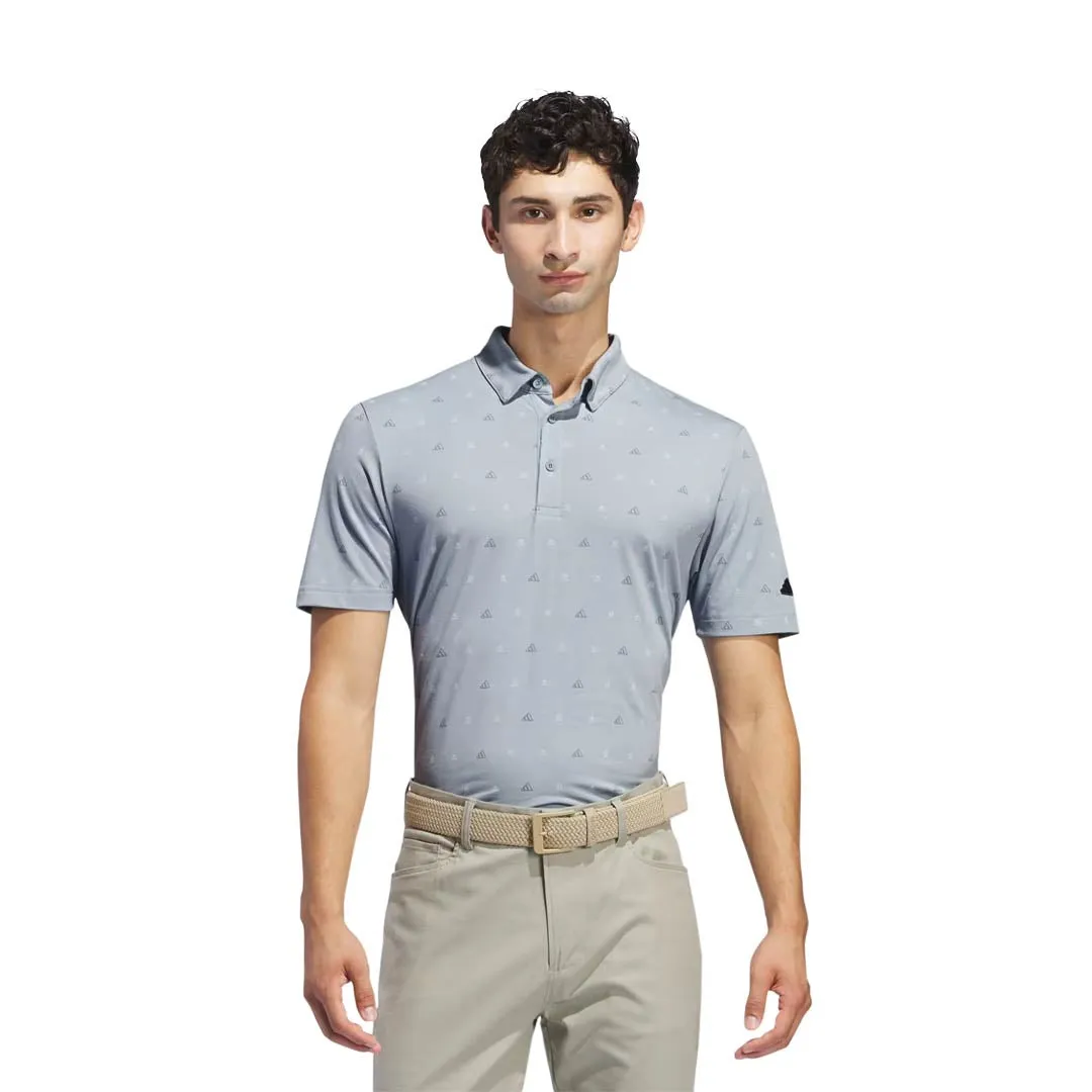 adidas - Men's Go-To Mini Crest Print Polo (IS7332)