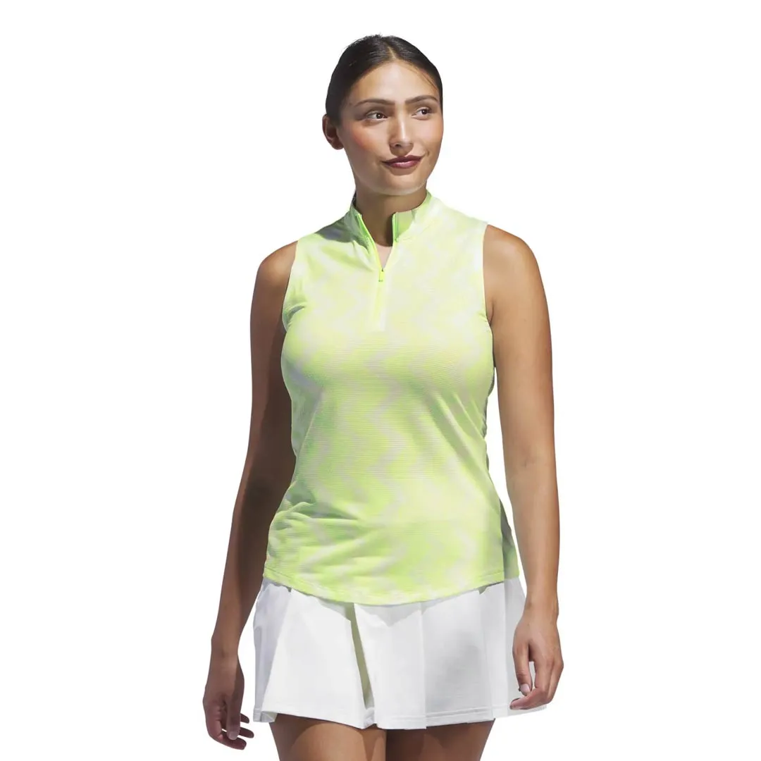adidas - Women's Ultimate365 Ottoman Printed Sleeveless Polo (IP4230)