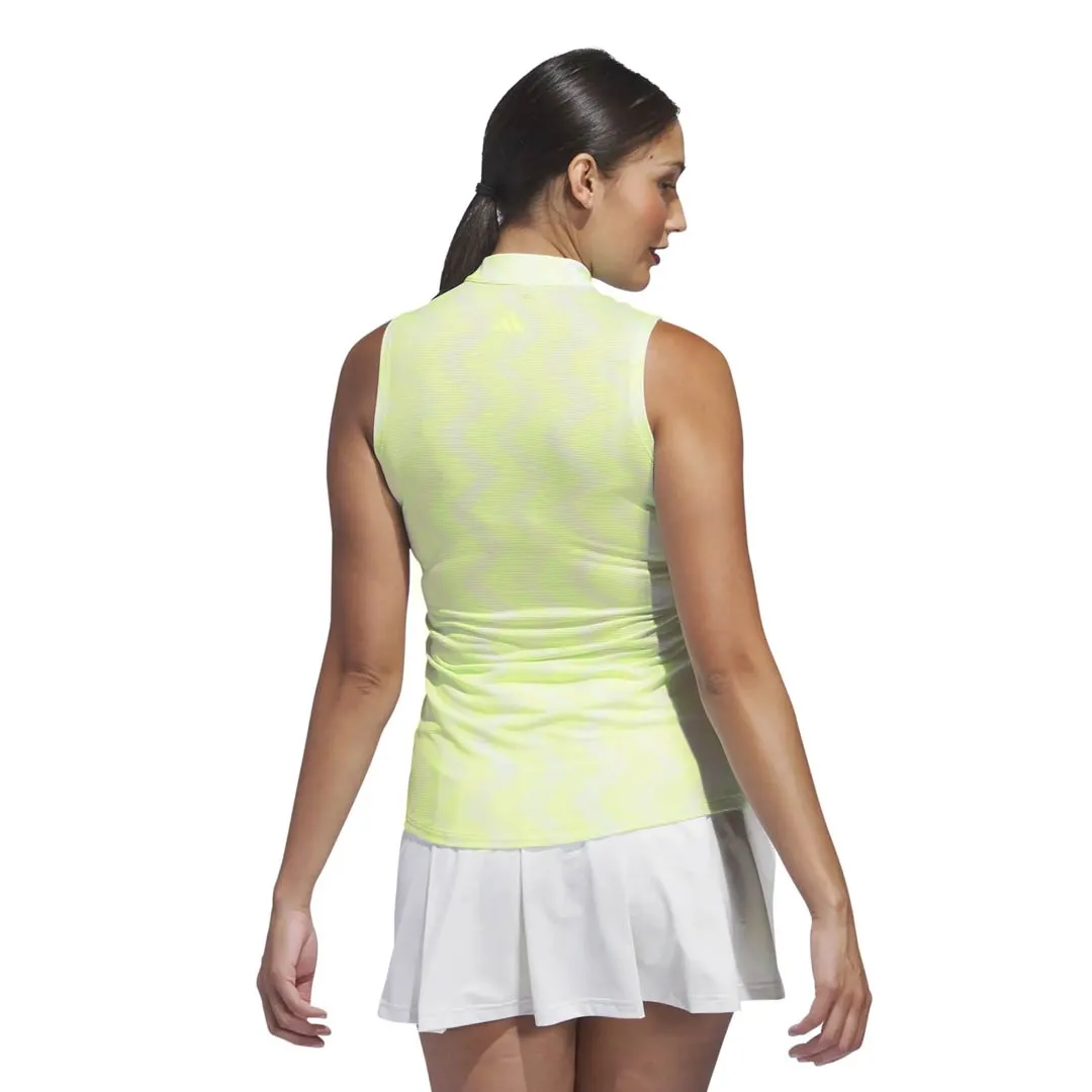 adidas - Women's Ultimate365 Ottoman Printed Sleeveless Polo (IP4230)
