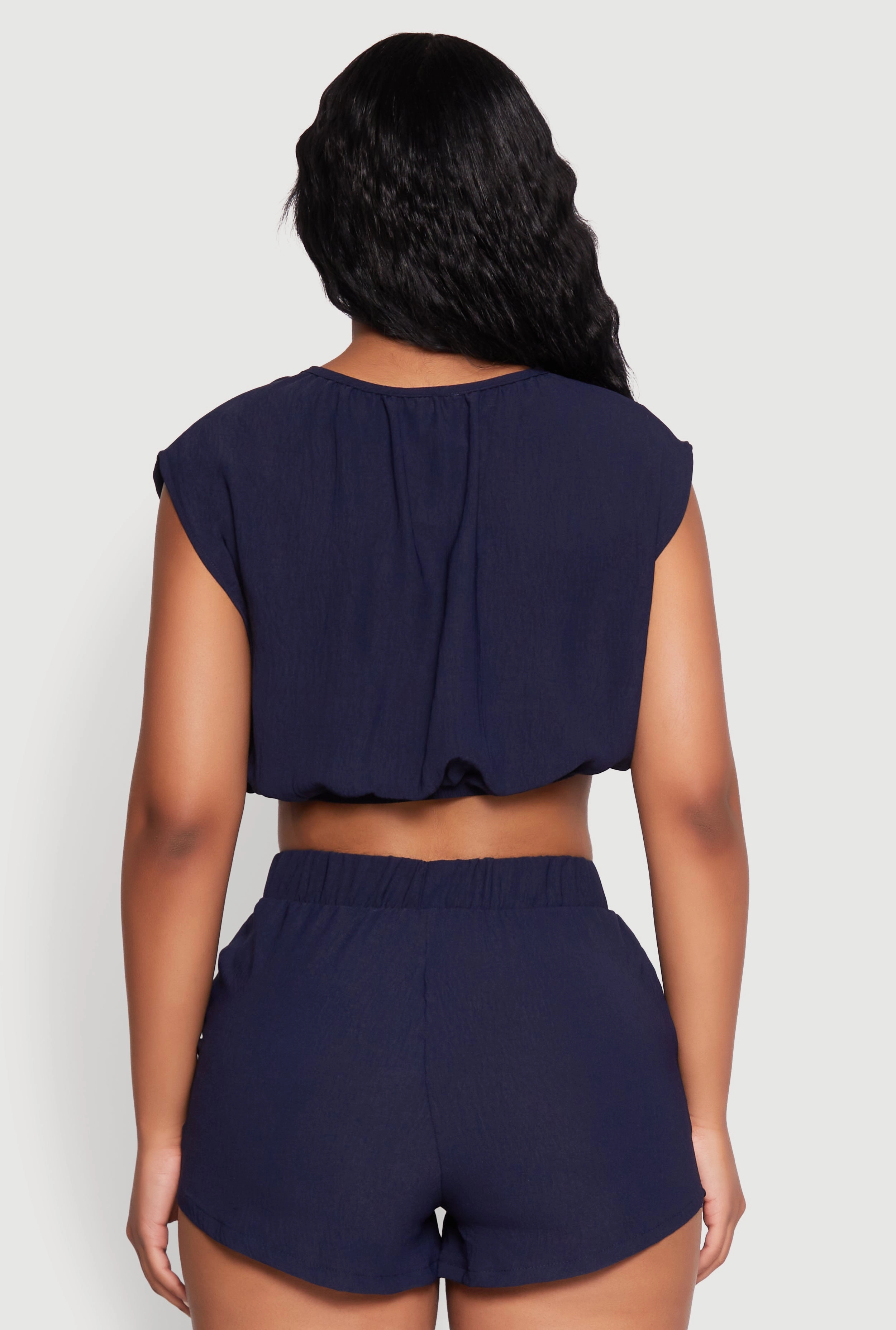 Airy Dolman Sleeve Crop Top