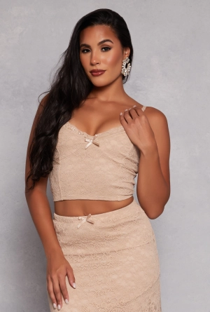 Almost Famous Bow Lace Cami