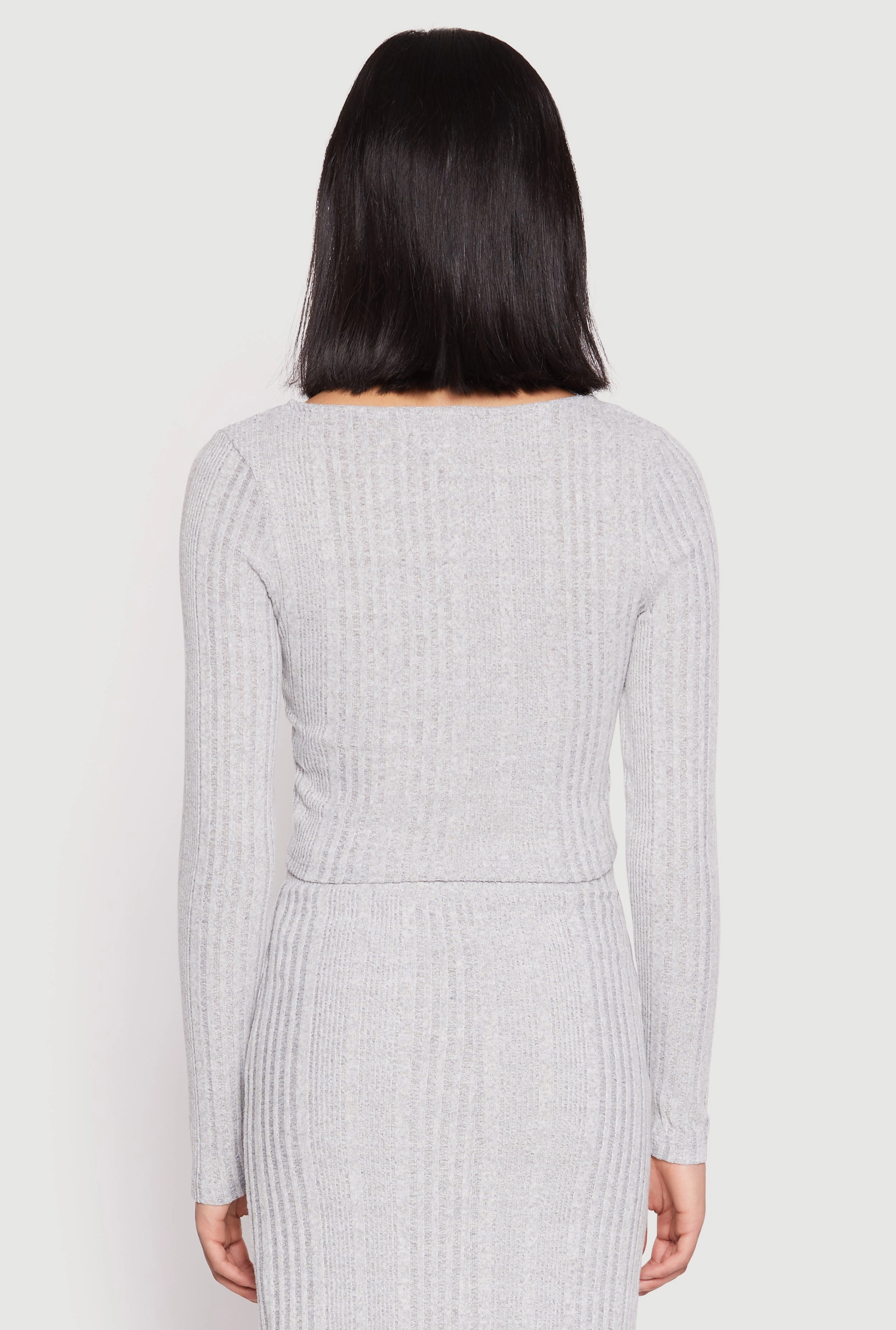 Almost Famous Brushed Knit Crop Top
