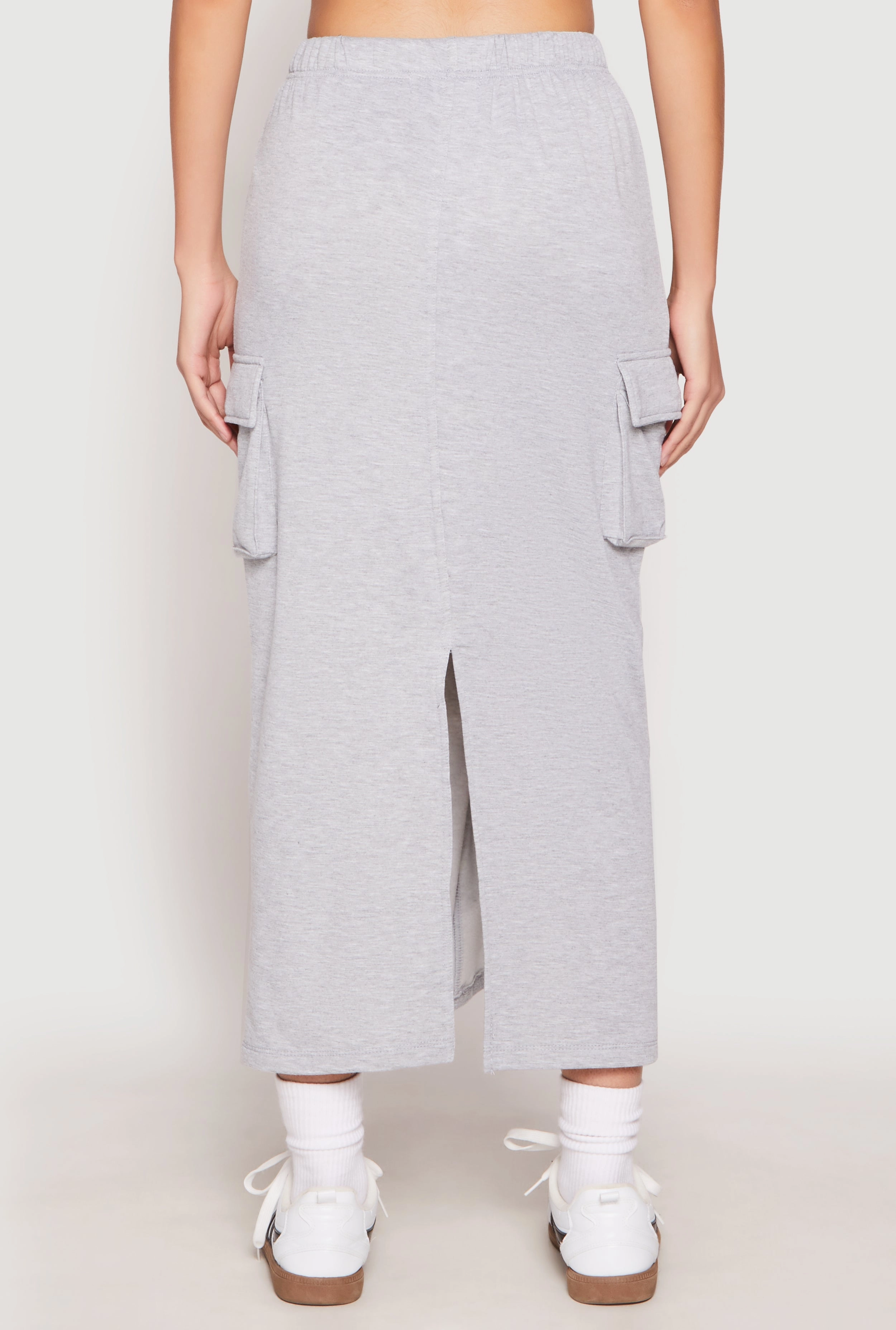 Almost Famous Fleece Cargo Skirt