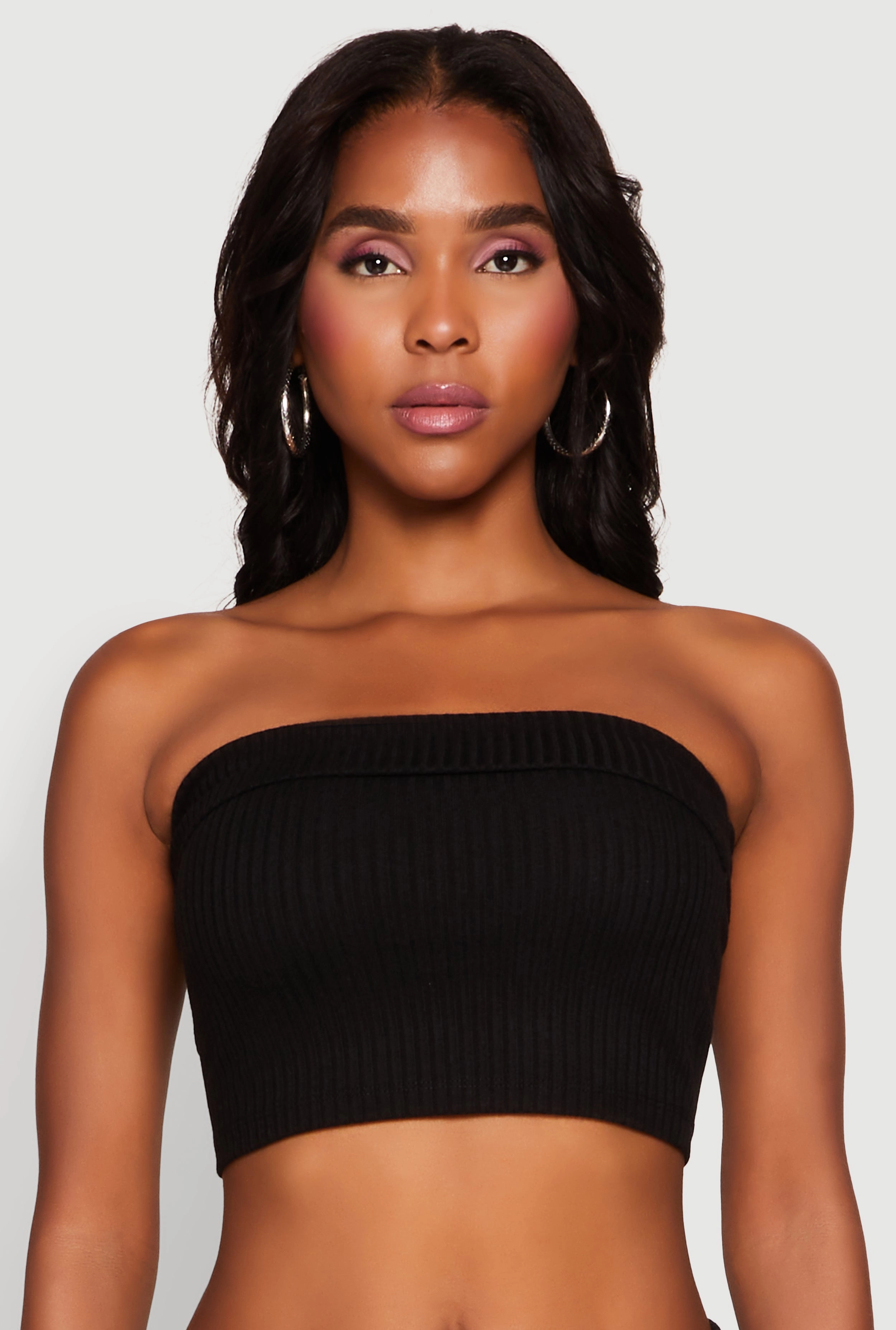 Almost Famous Fold Over Tube Top