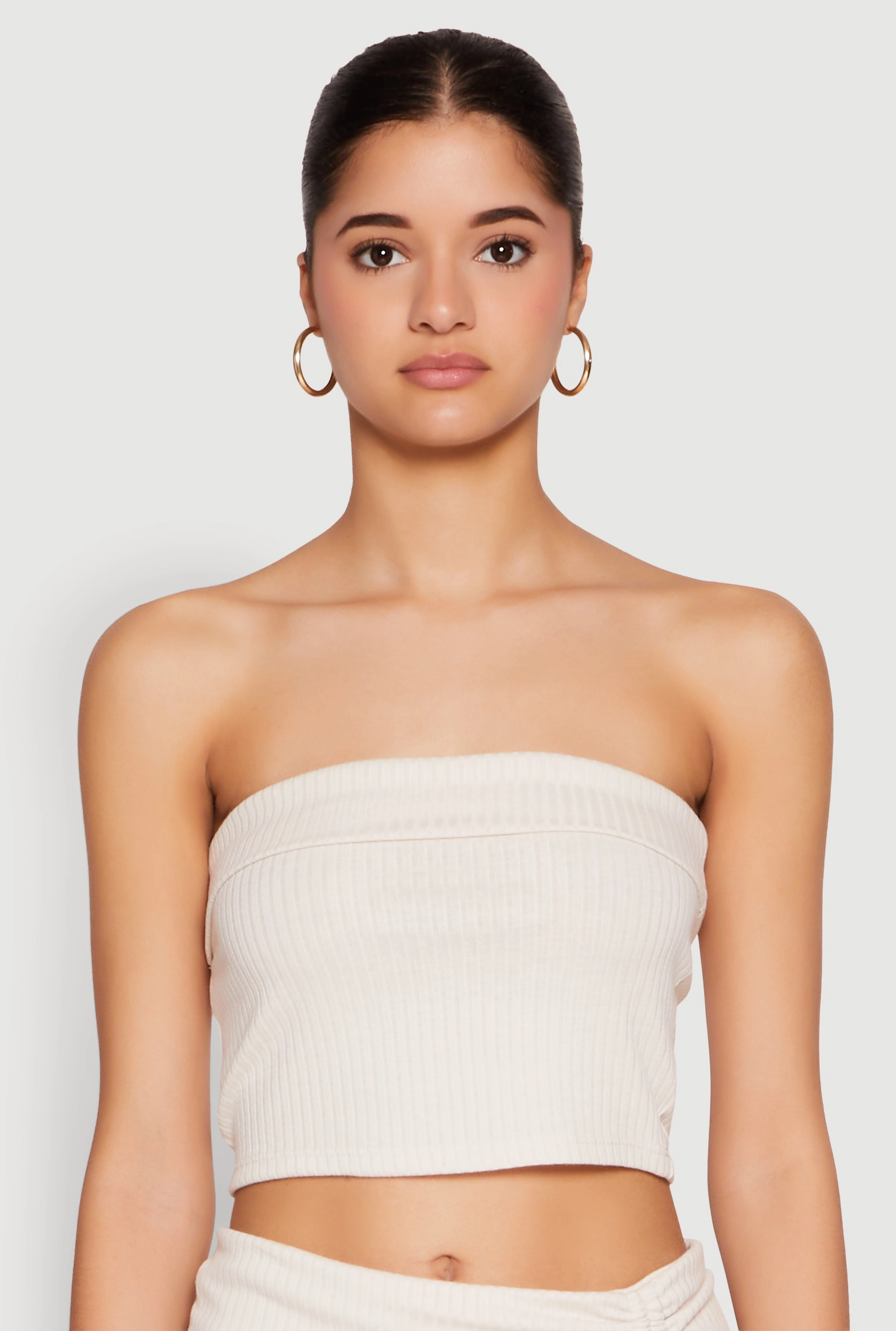 Almost Famous Fold Over Tube Top