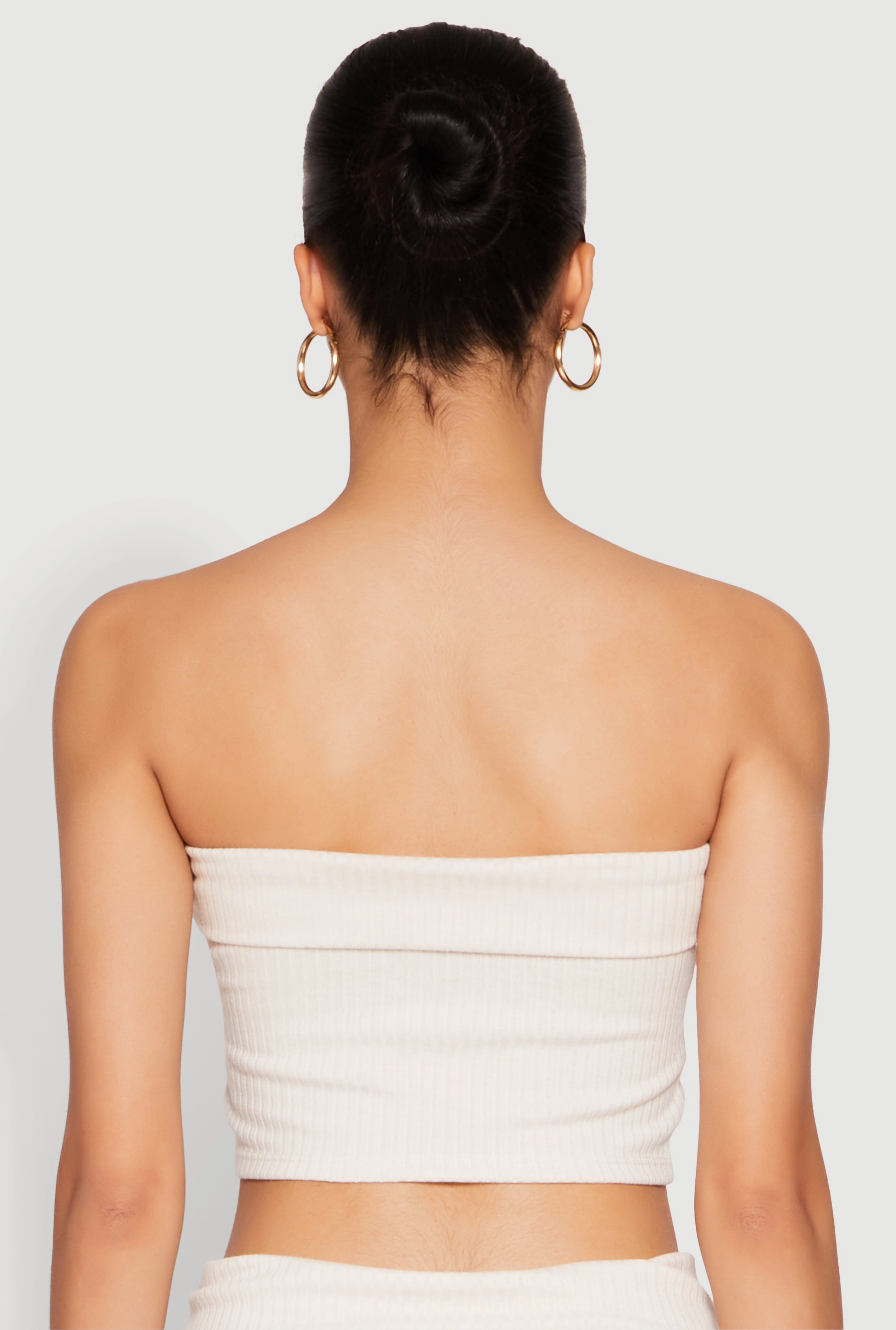 Almost Famous Fold Over Tube Top