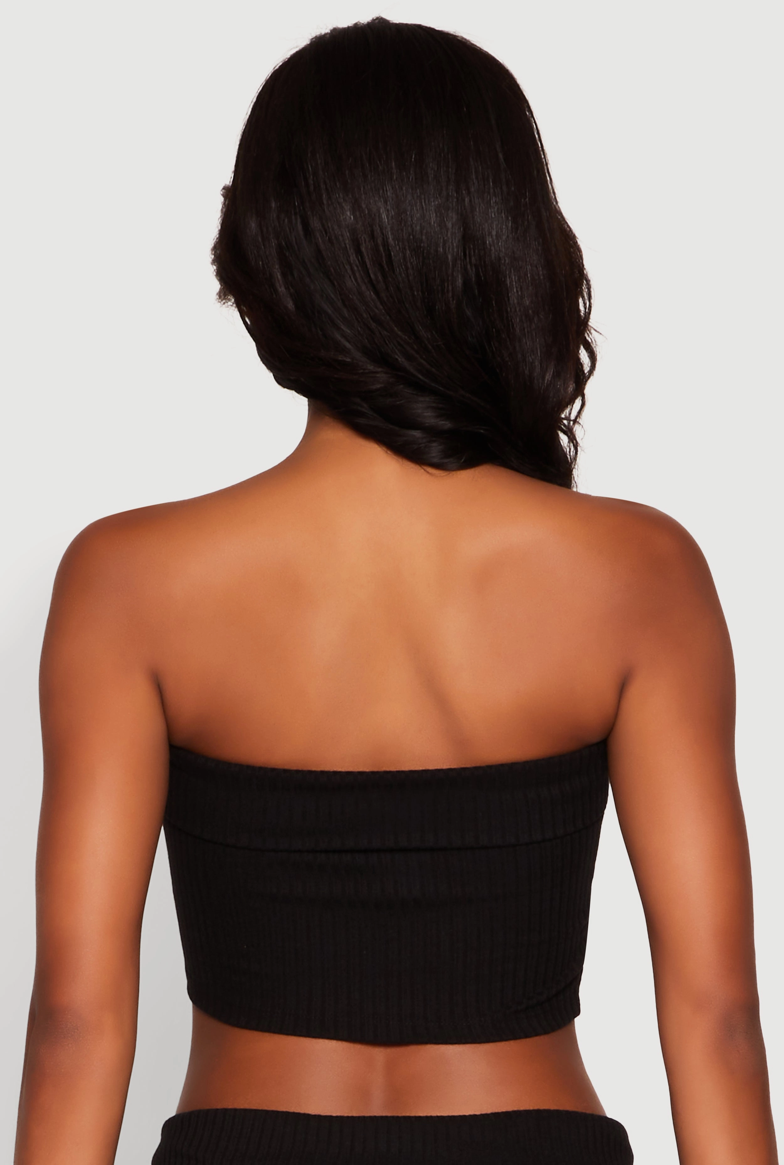 Almost Famous Fold Over Tube Top