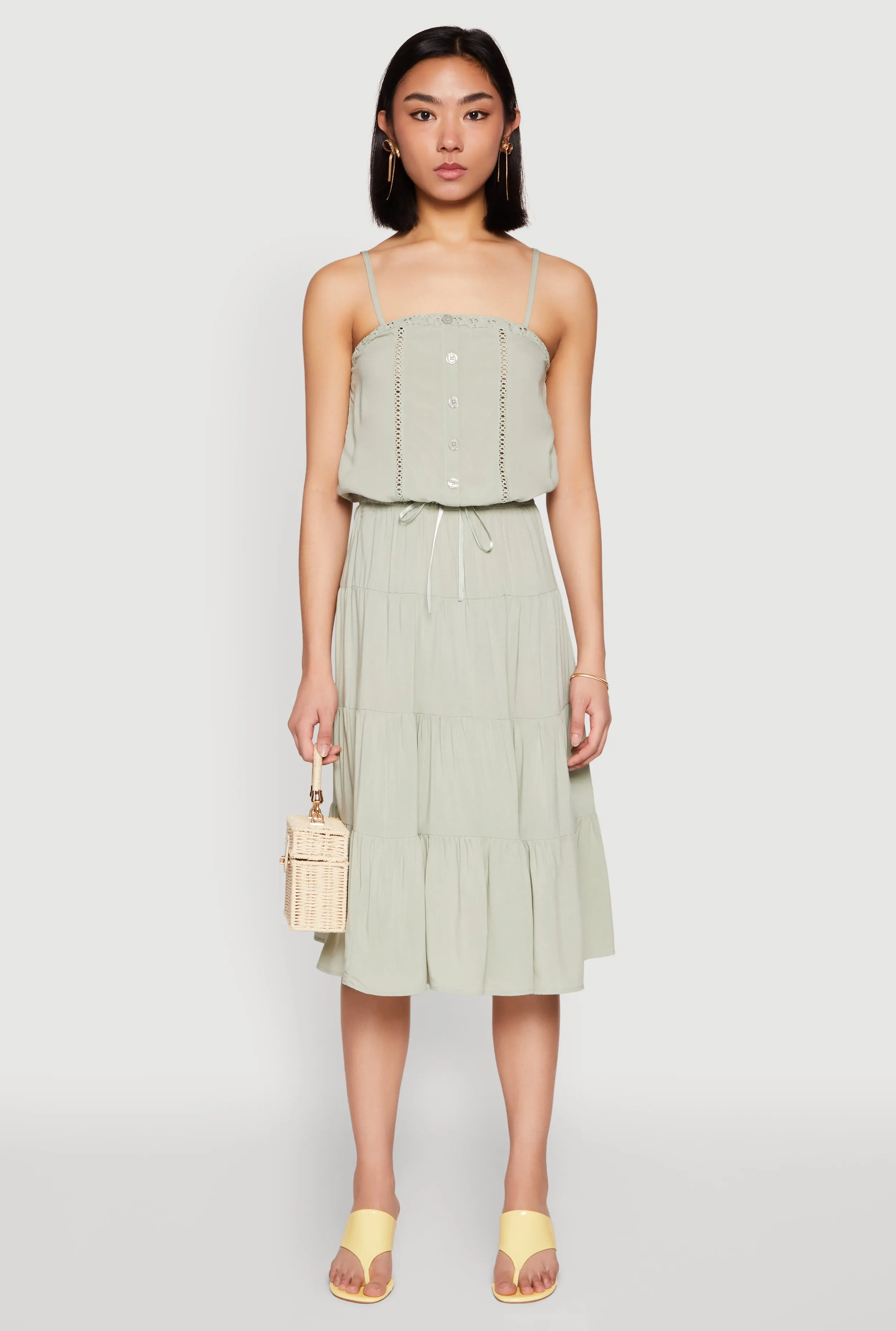 Almost Famous High Waist Tiered Skirt
