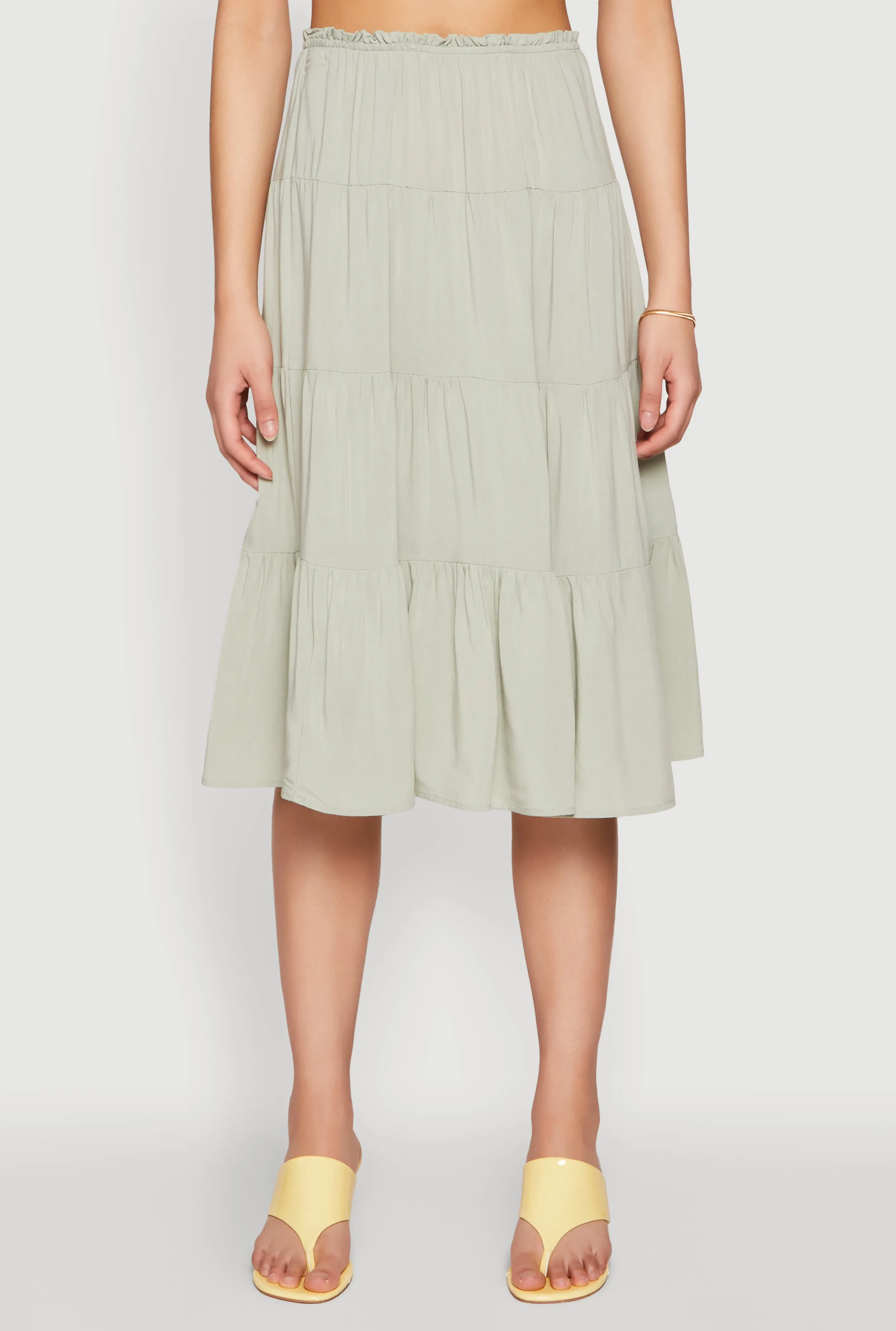 Almost Famous High Waist Tiered Skirt