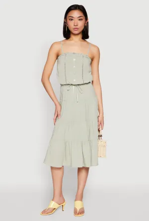 Almost Famous High Waist Tiered Skirt