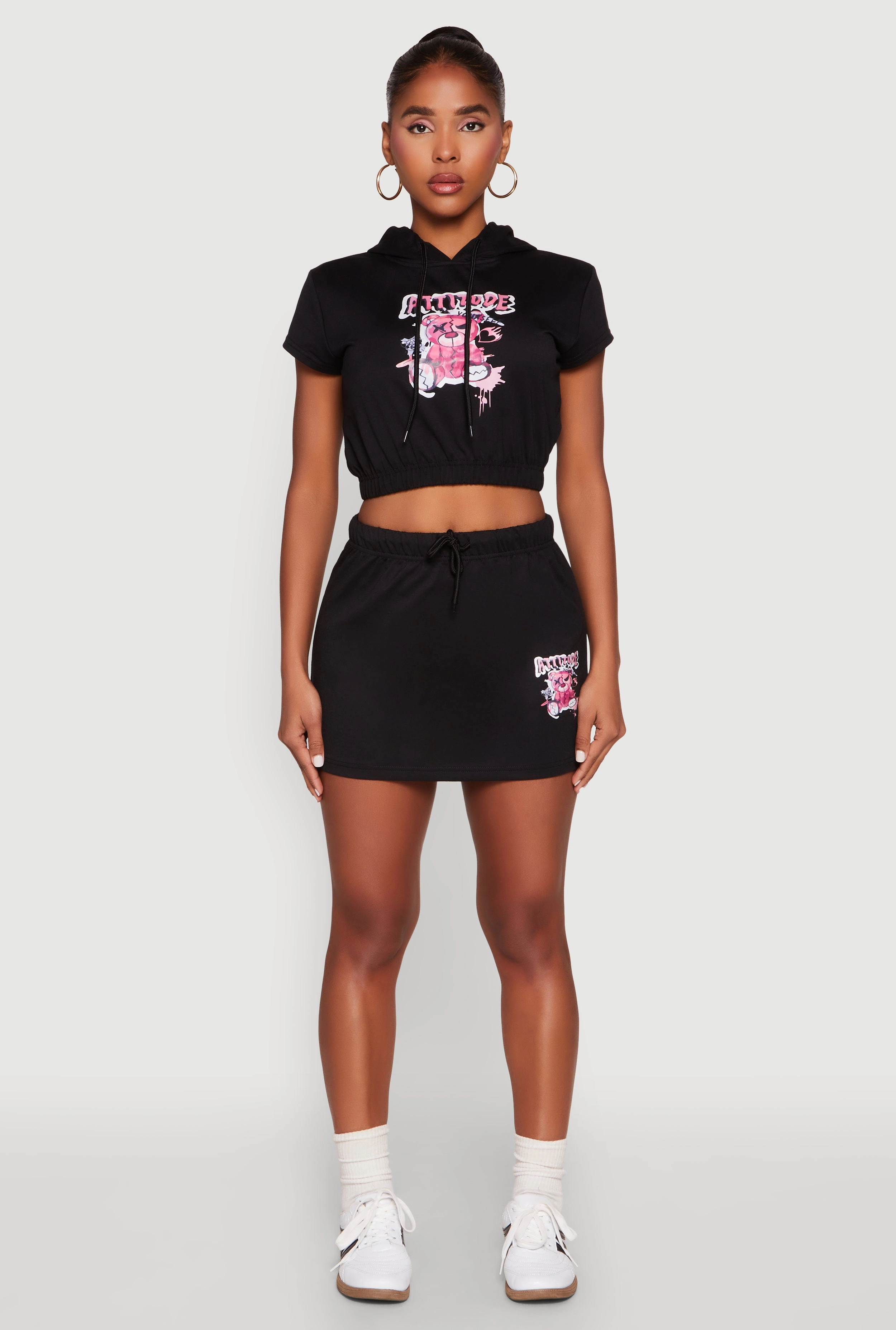 Attitude Be Yourself Short Sleeve Hoodie