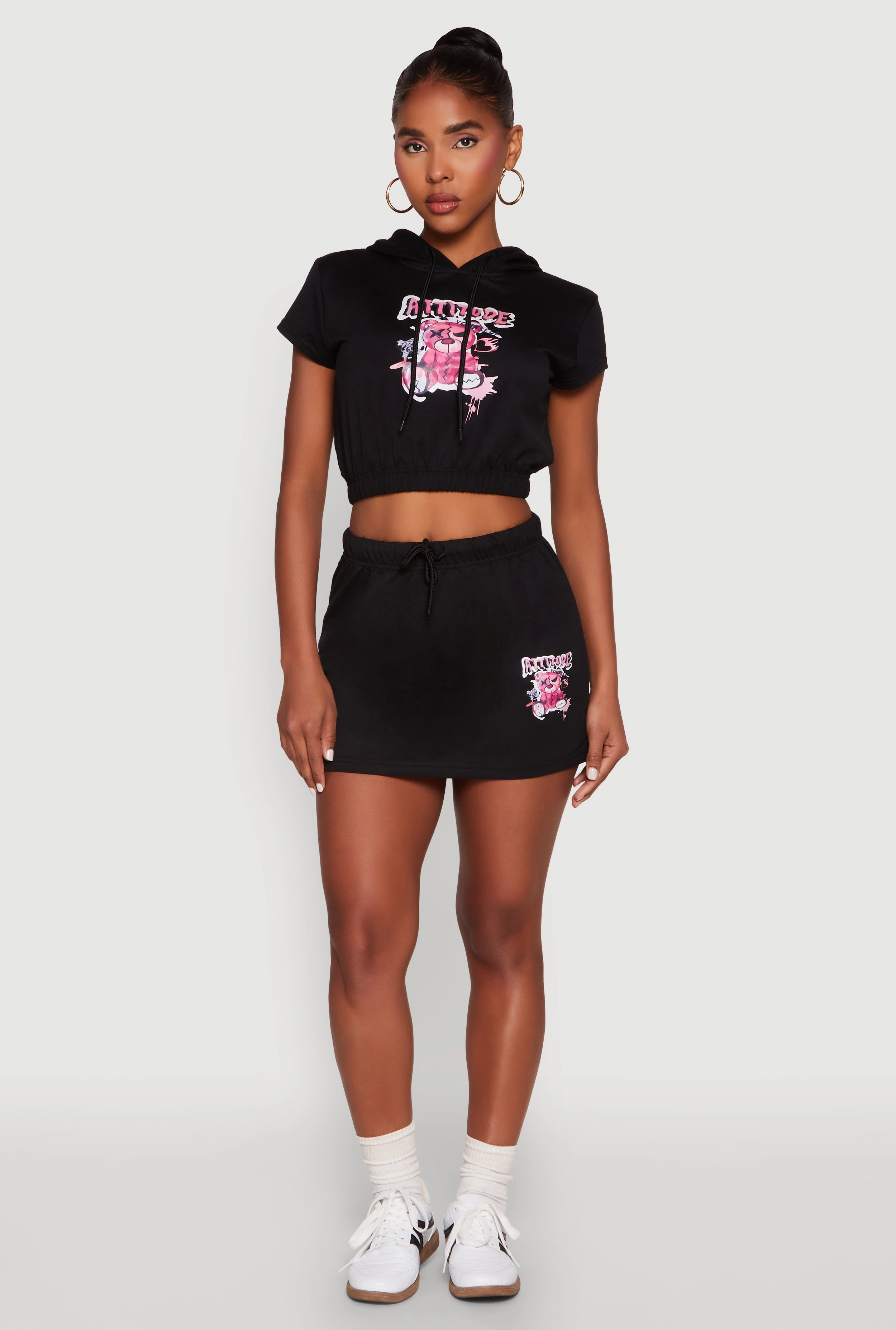 Attitude Be Yourself Short Sleeve Hoodie