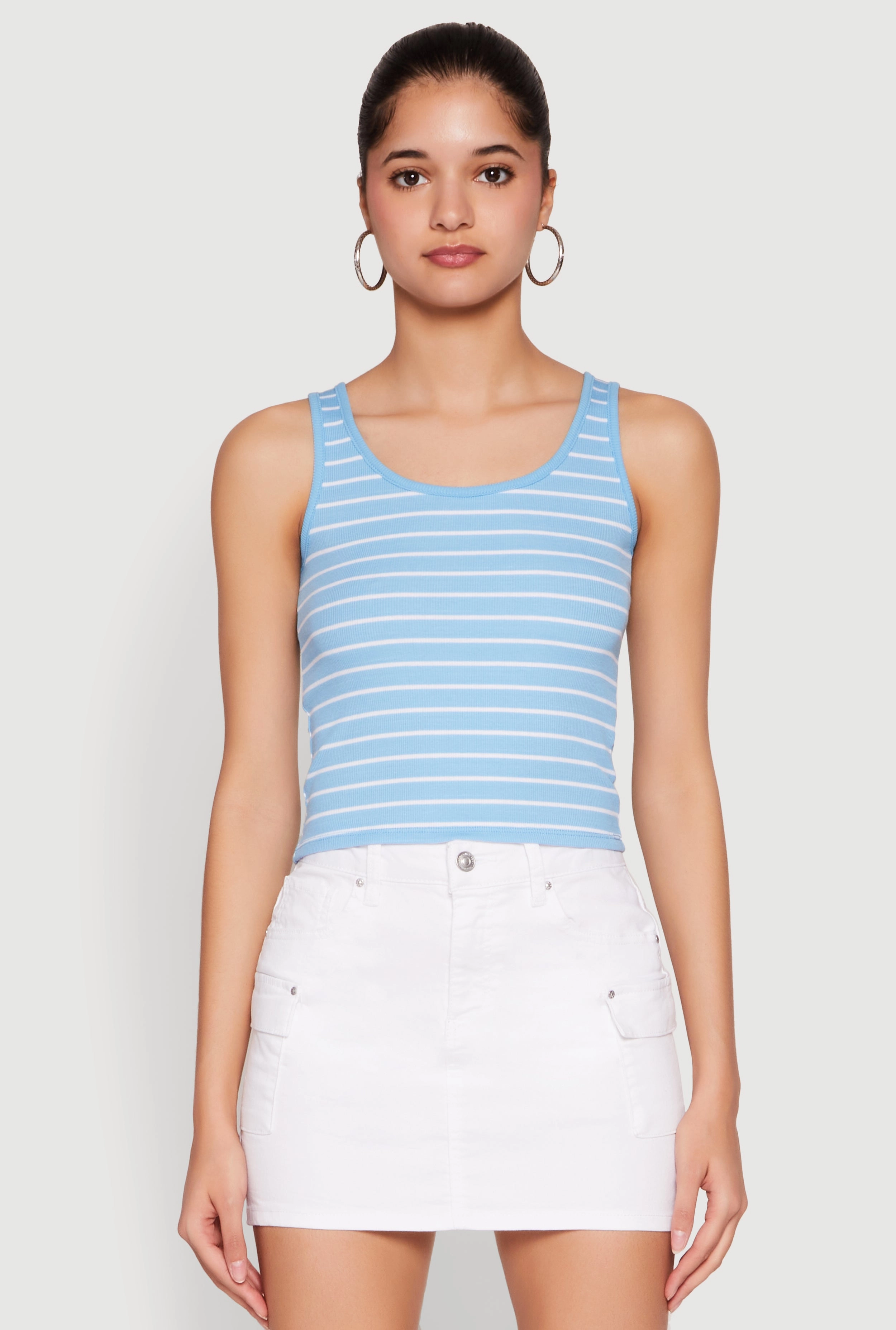 Basic Striped Tank Top