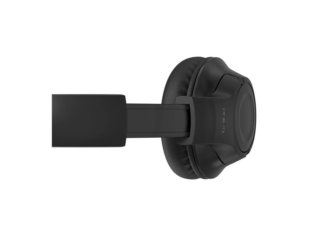 Belkin SoundForm Inspire - Headset - full size - wired - 3.5 mm jack, USB-C - black AUD007FQBK