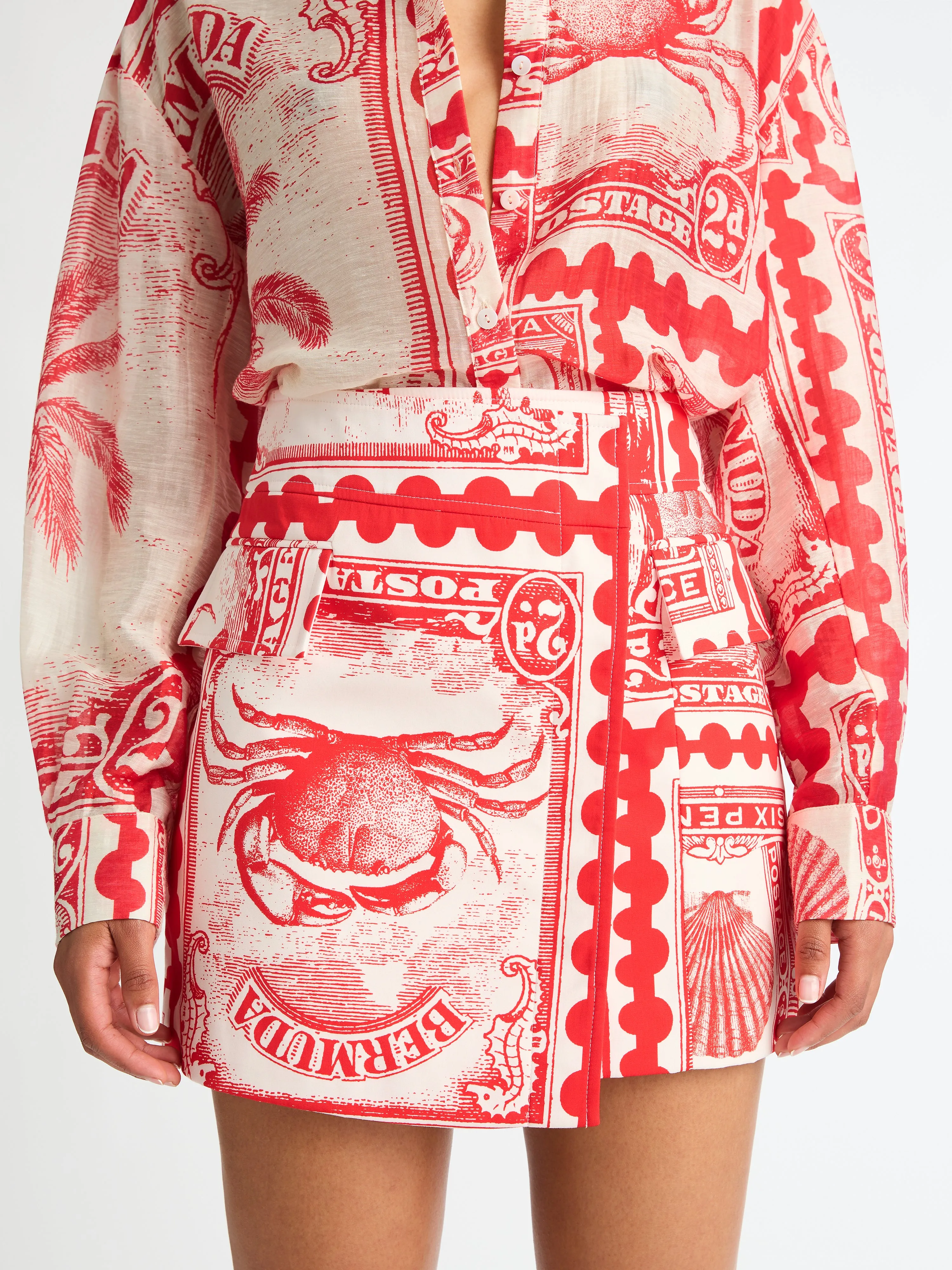 BERMUDA POST MINI SKIRT