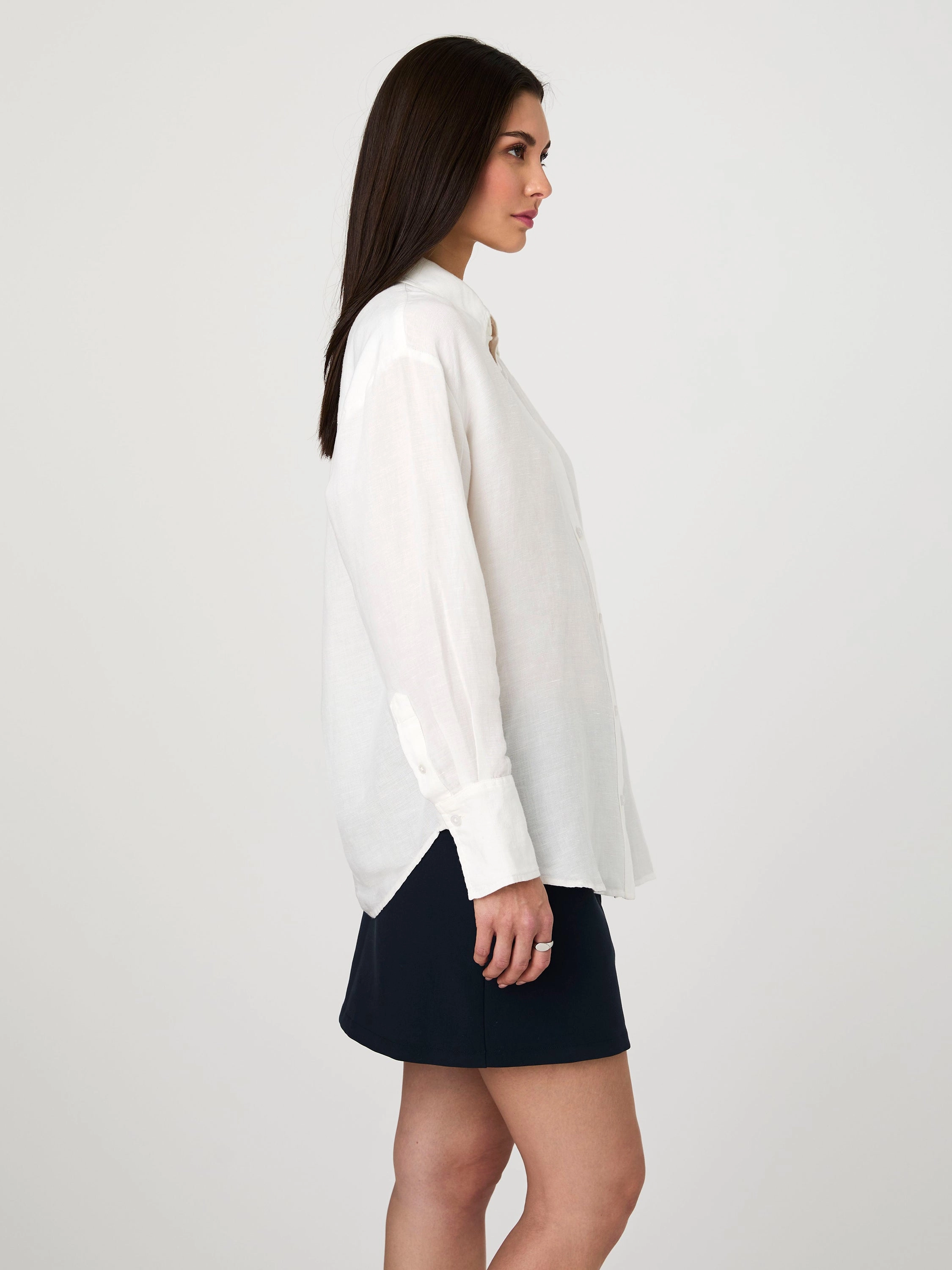 Birdie Linen Oversized Shirt