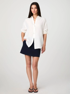 Birdie Linen Oversized Shirt