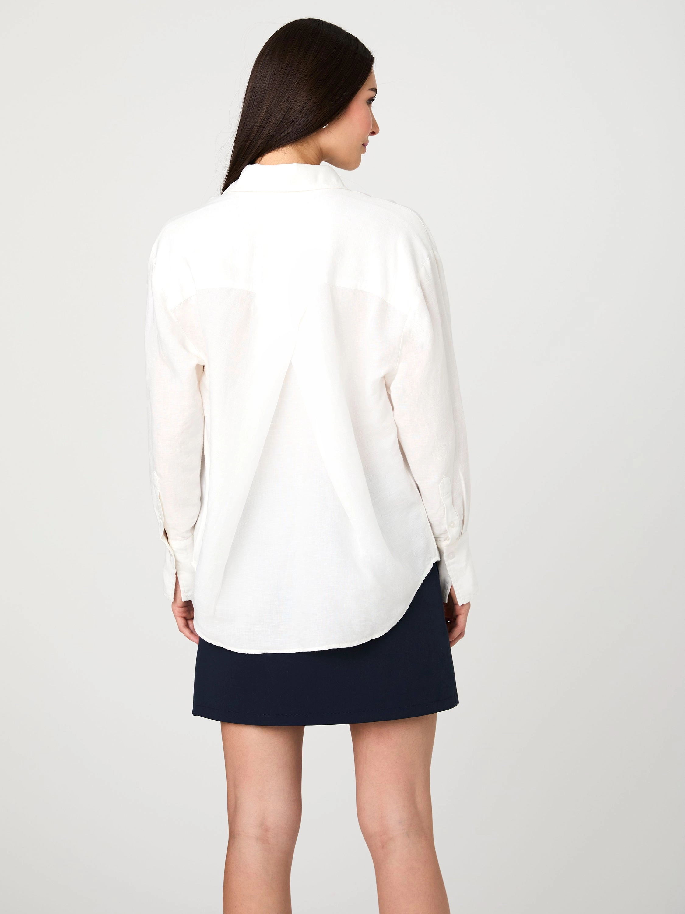 Birdie Linen Oversized Shirt