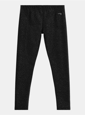 Black Foil Punto Milano Jeggings (7-16)