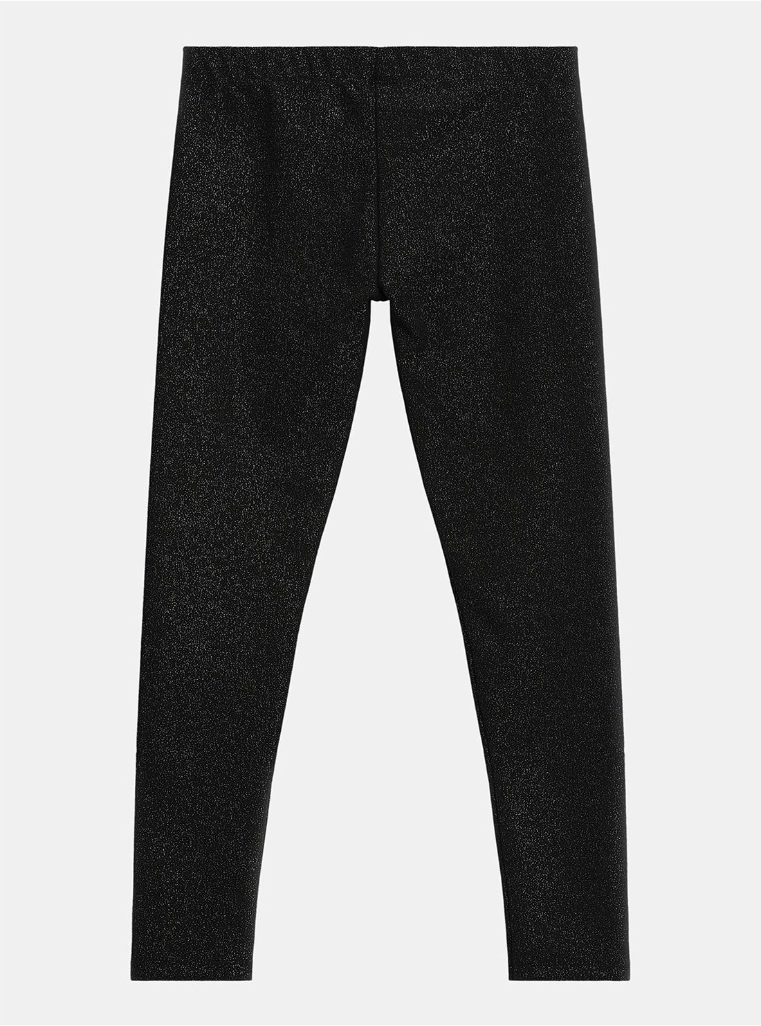 Black Foil Punto Milano Jeggings (7-16)