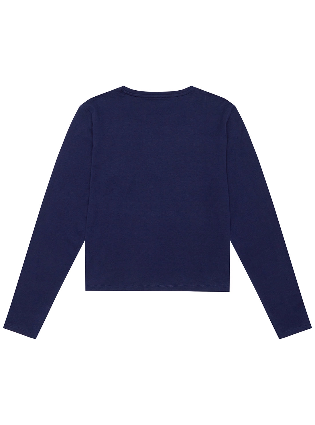 Blue Long Sleeve Crop T-Shirt (7-16)