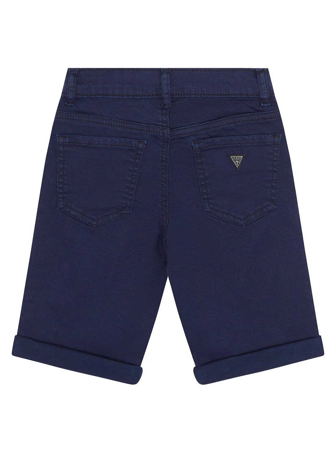 Blue Stretch Denim Shorts (2-7)