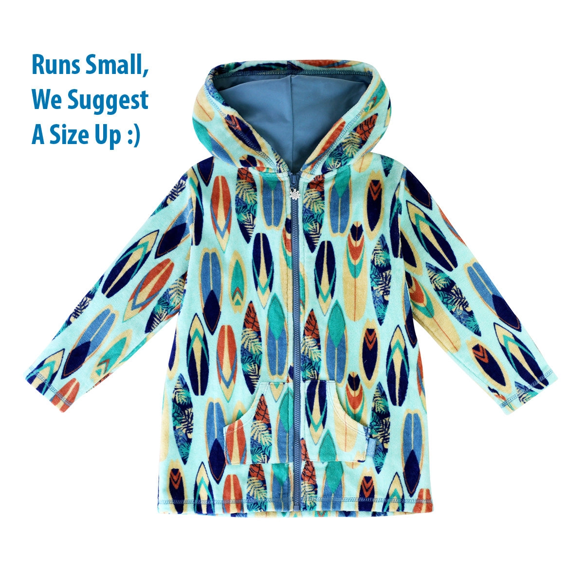 Boy's Hooded Terry Beach Cover-Up | FINAL SALE