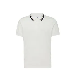 Brunello Cucinelli Striped Collar Polo Shirt