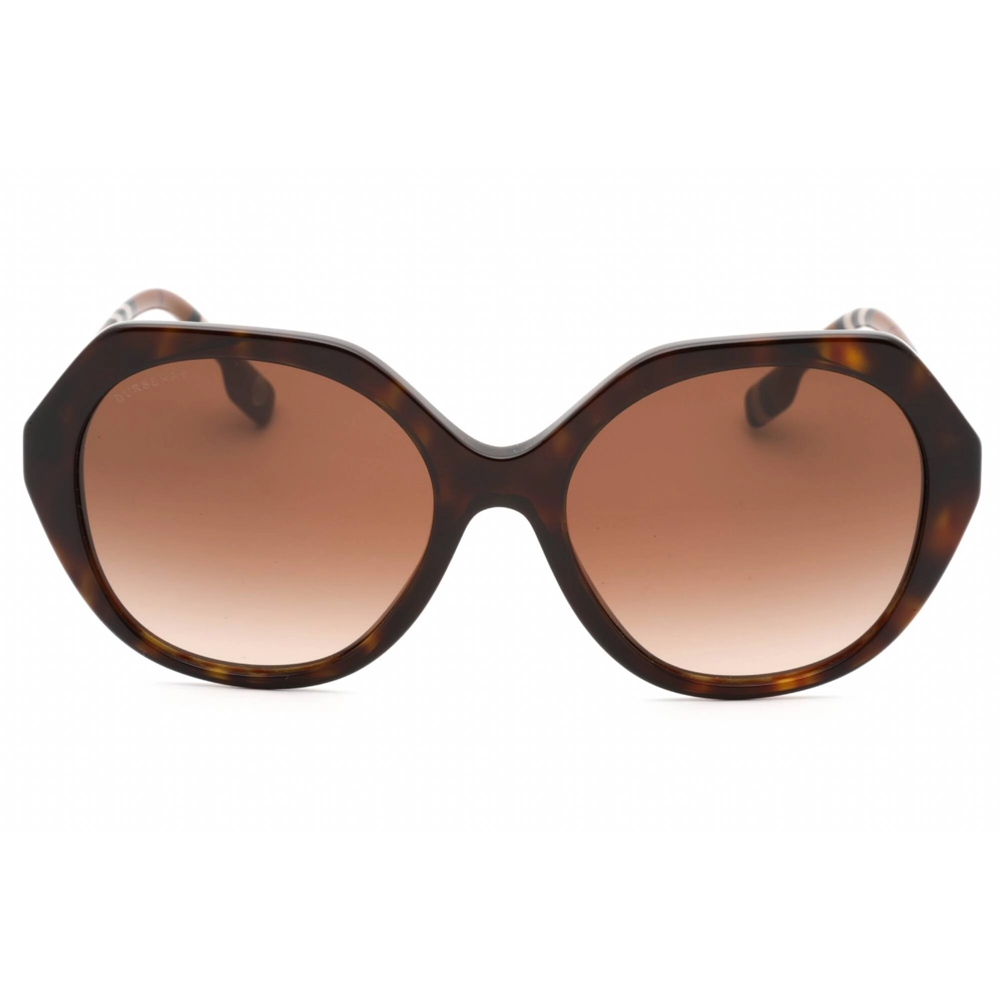 Burberry Women's Sunglasses - Havana Plastic Oversized Full Rim Frame | 0BE4375 401713