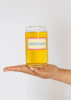 Chicago Vintage Beer Glass - 16 oz