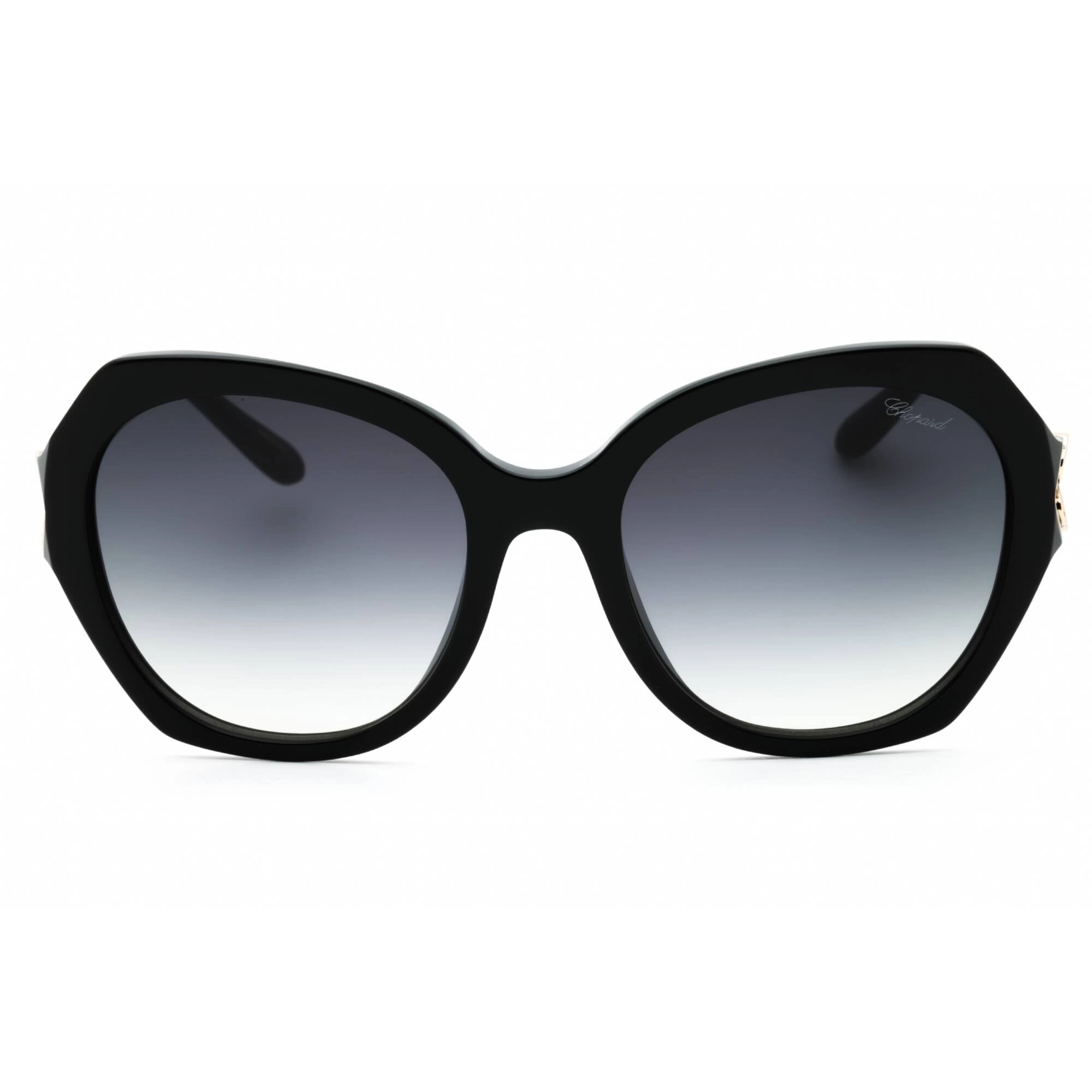 Chopard Women's Sunglasses - Shiny Black Acetate Full Rim Oversized | SCH354V 0700