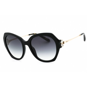 Chopard Women's Sunglasses - Shiny Black Acetate Full Rim Oversized | SCH354V 0700