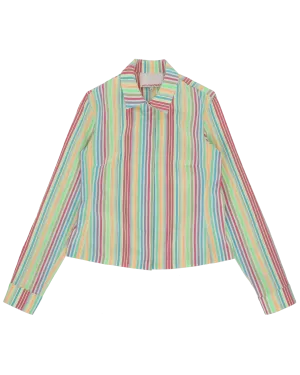 Clown Stripe Shirt Multicolor