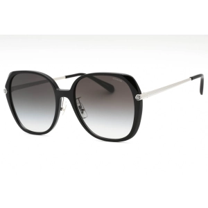 Coach Women's Sunglasses - Black Plastic Oversized Full Rim Frame | 0HC8403D 50023C