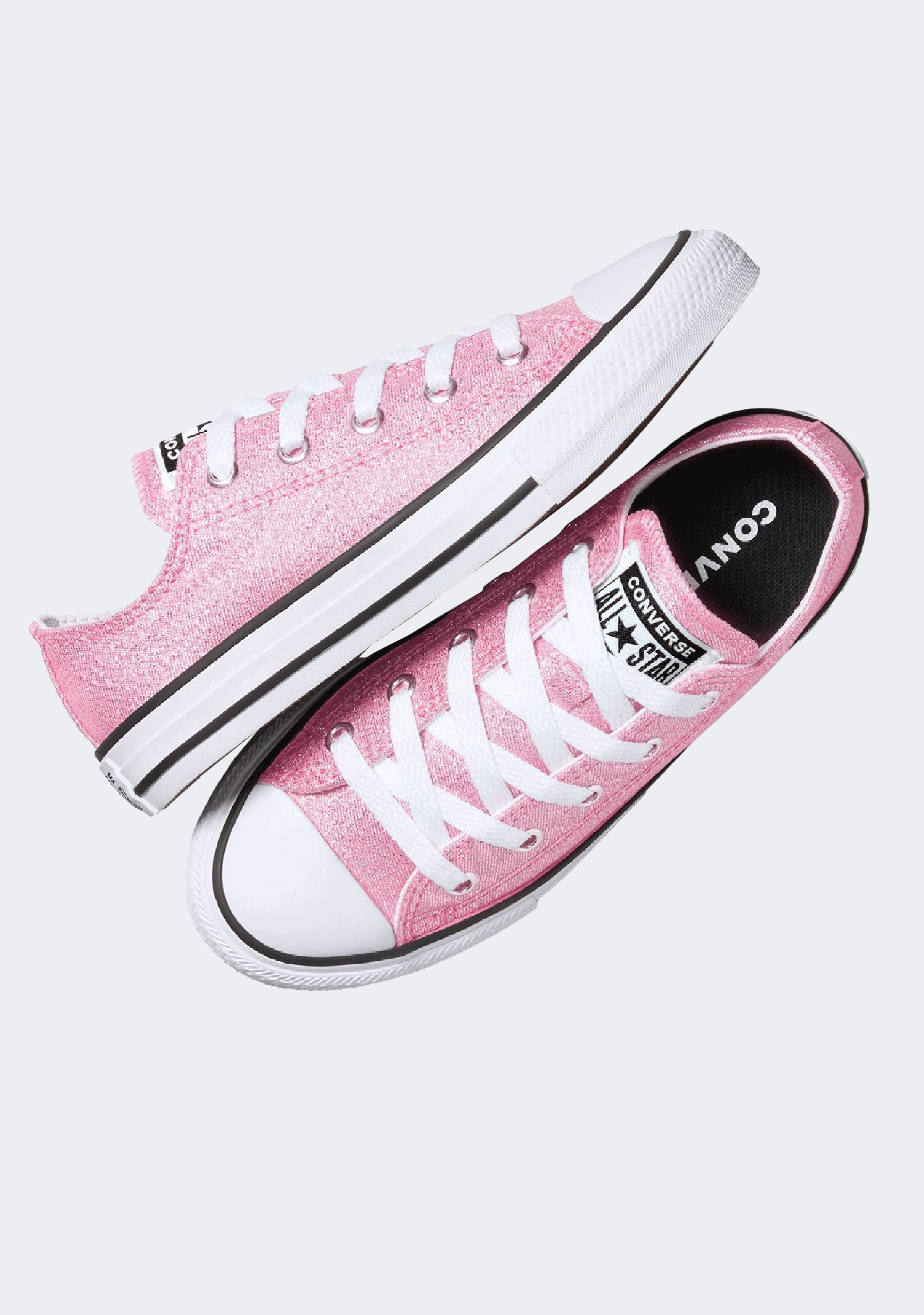 Converse Kids Chuck Taylor All Star 2V Prism Glitter Low Top