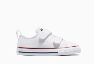 CONVERSE KIDS CHUCK TAYLOR ALL-STAR 2V WHITE SNEAKER SHOE