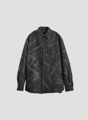 Cotton Polyester Jersey Shirt Jacket
