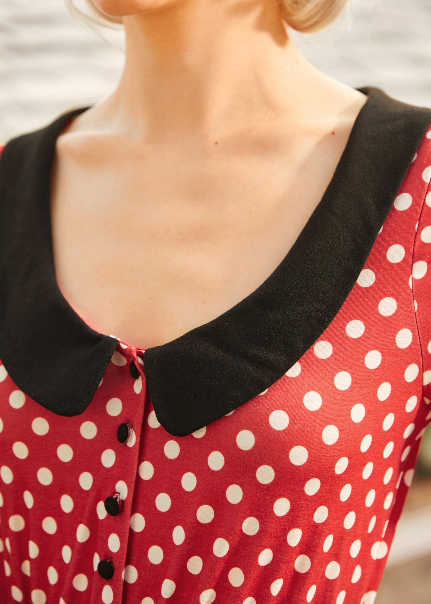 Dottie Delight Collared Dress