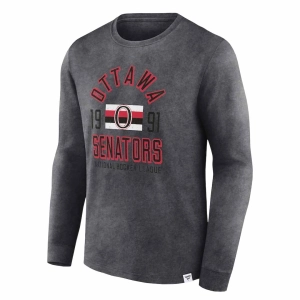Fanatics - Men's Ottawa Senators Heritage Vintage Long Sleeve T-Shirt (005Q 259A VOW 06F)