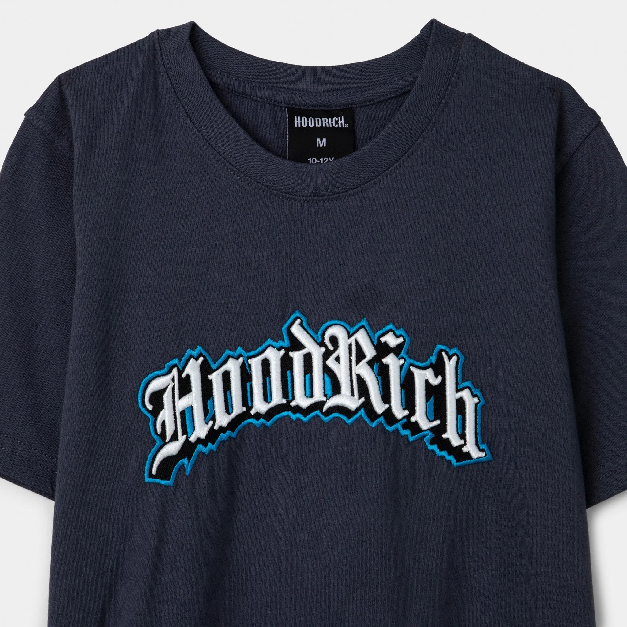 Hoodrich Juniors' Gothic Regular Tshirt Ombre Blue / White - Diva Blue