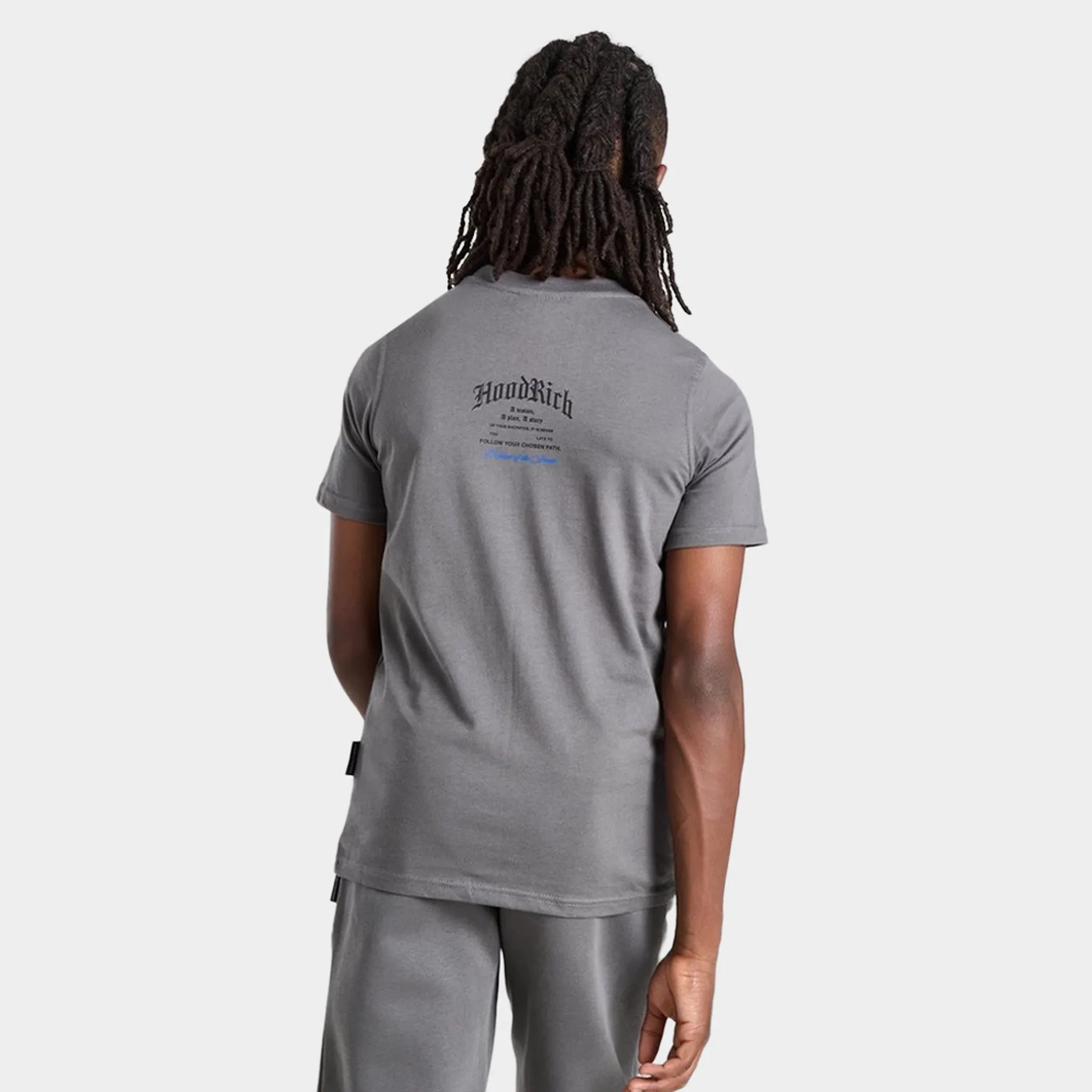 Hoodrich Juniors' Gothic T-Shirt Lava Smoke / Black - Blue Lolite