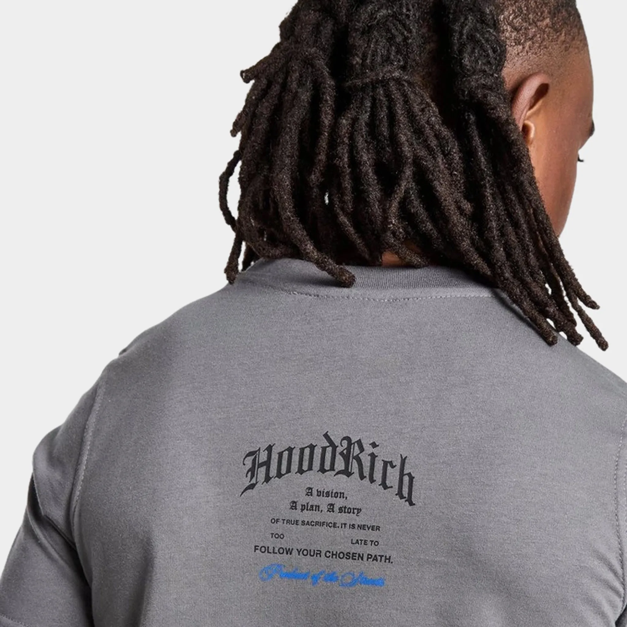 Hoodrich Juniors' Gothic T-Shirt Lava Smoke / Black - Blue Lolite