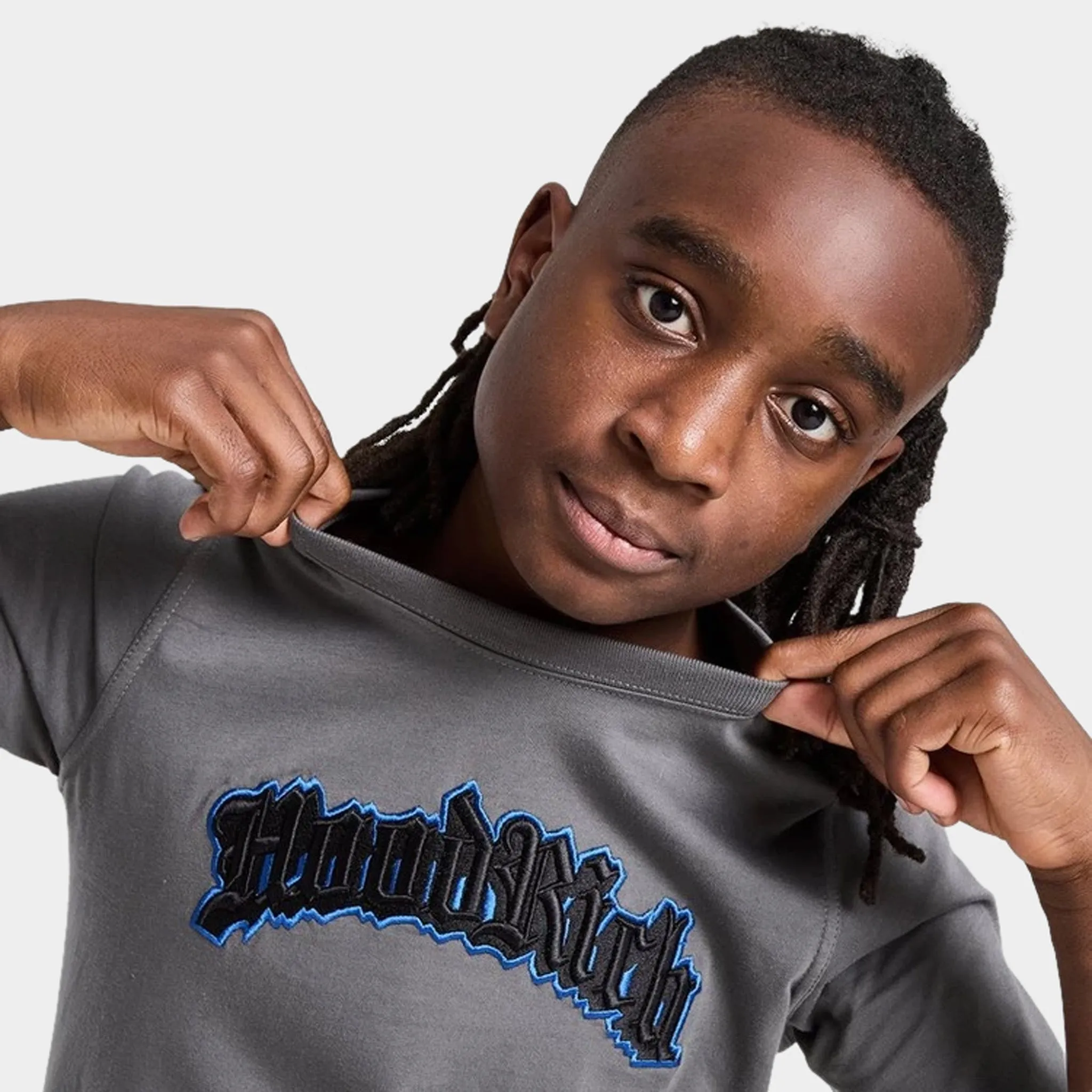 Hoodrich Juniors' Gothic T-Shirt Lava Smoke / Black - Blue Lolite