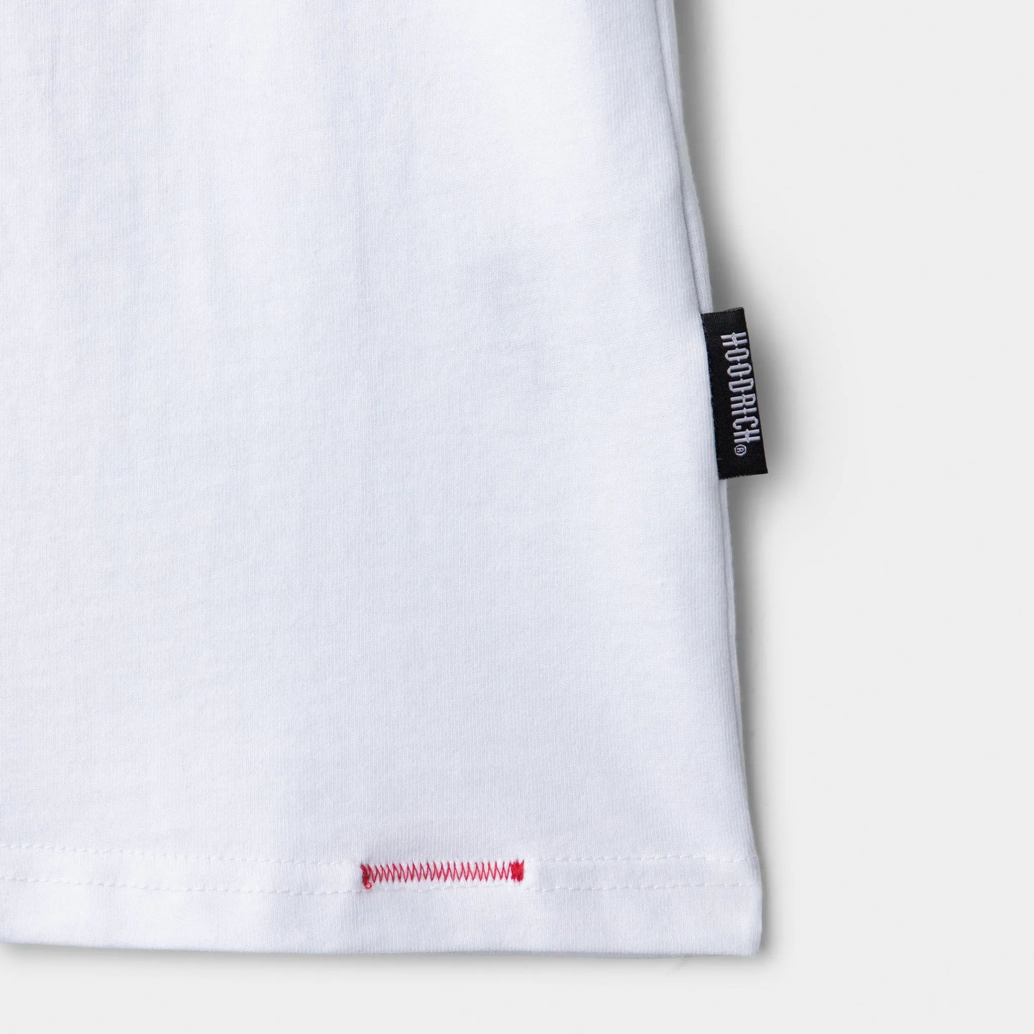 Hoodrich Juniors' Gothic T-Shirt White / Black - Lychee