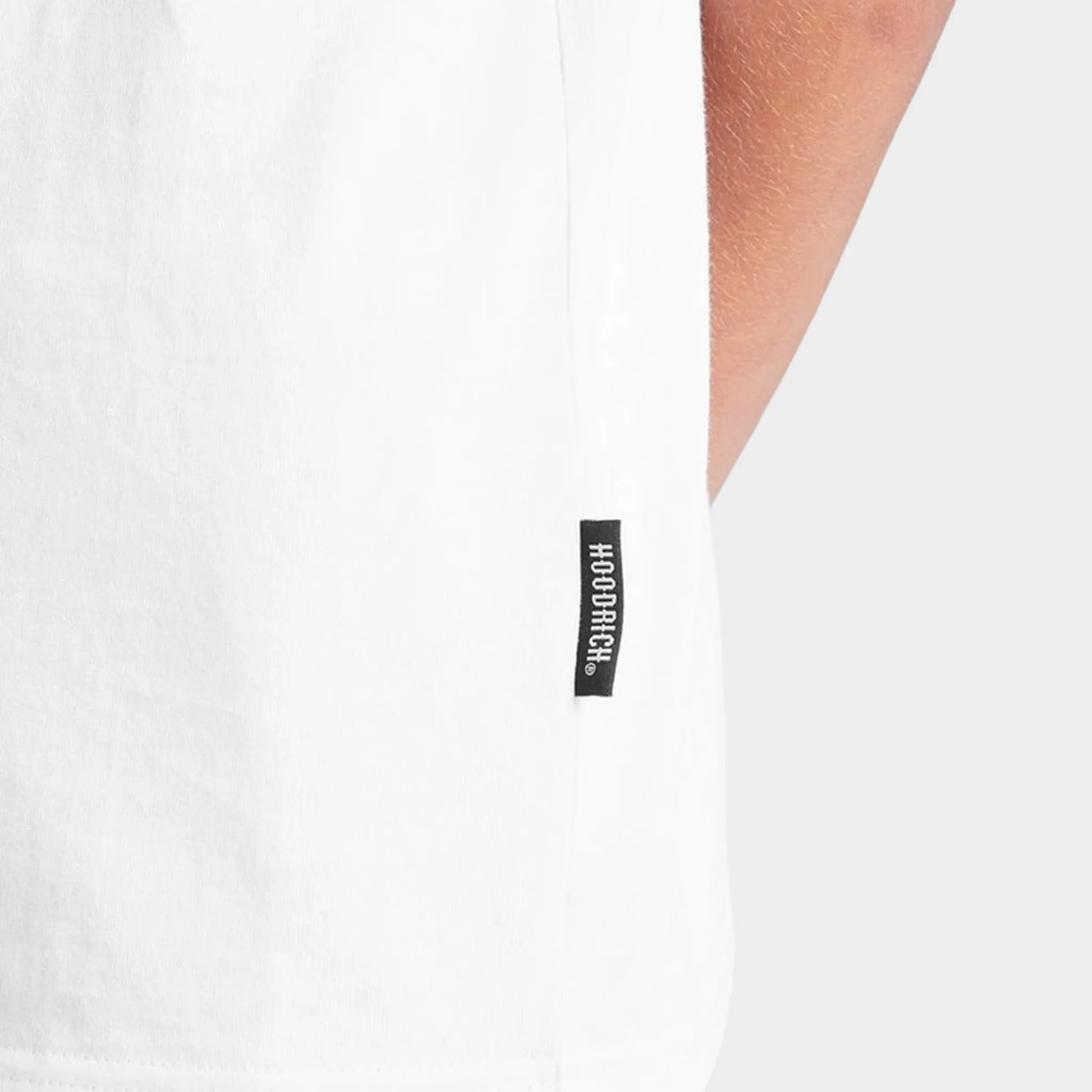 Hoodrich Juniors' Gothic T-Shirt White / Black - Lychee