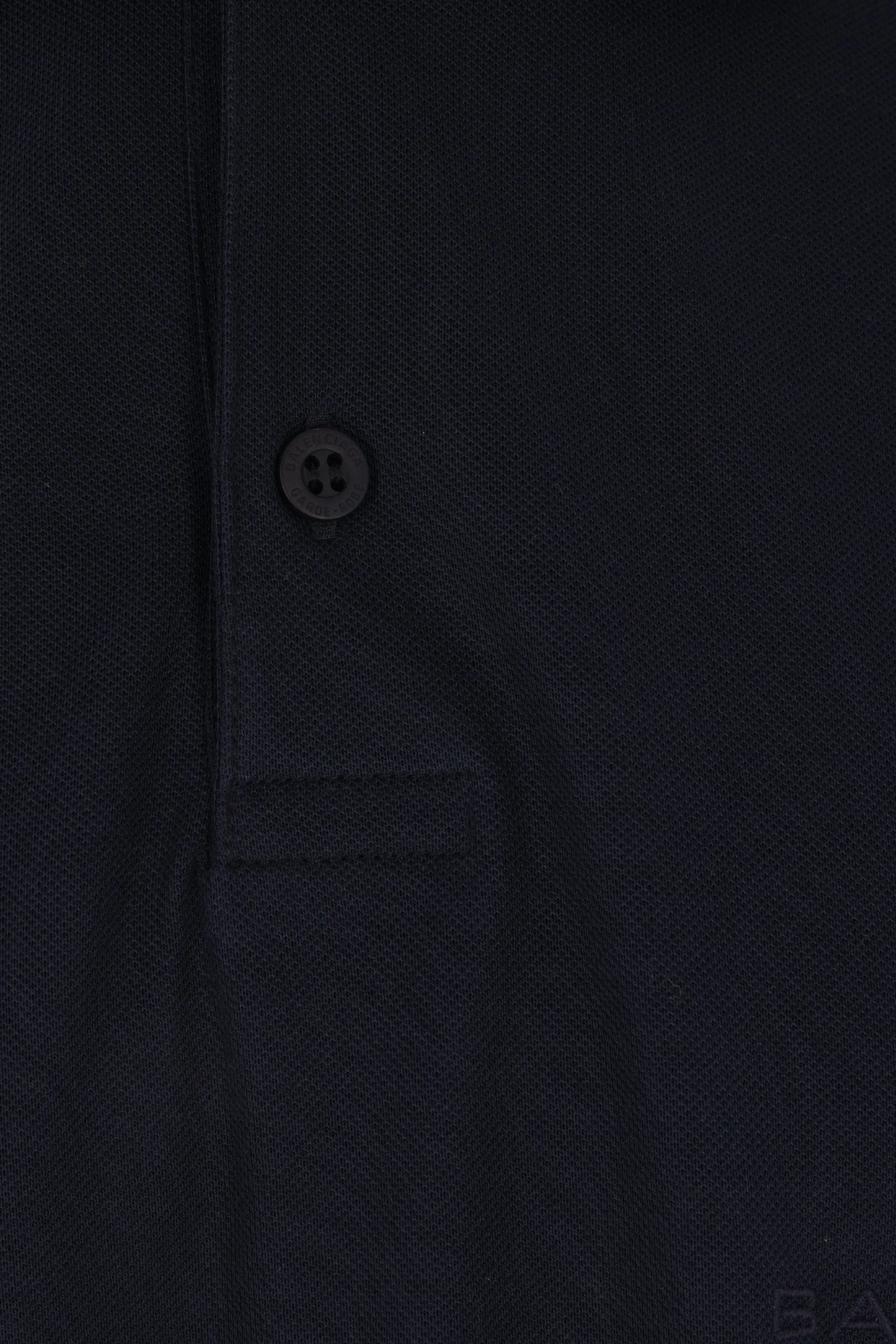 Interwined oversized polo shirt in piquet